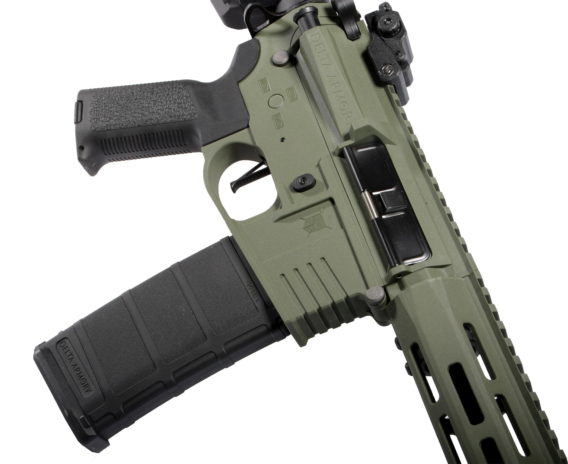 Delta Armory M4 / AR15 M-LOK SilentOps 10" CHARLIE – Green