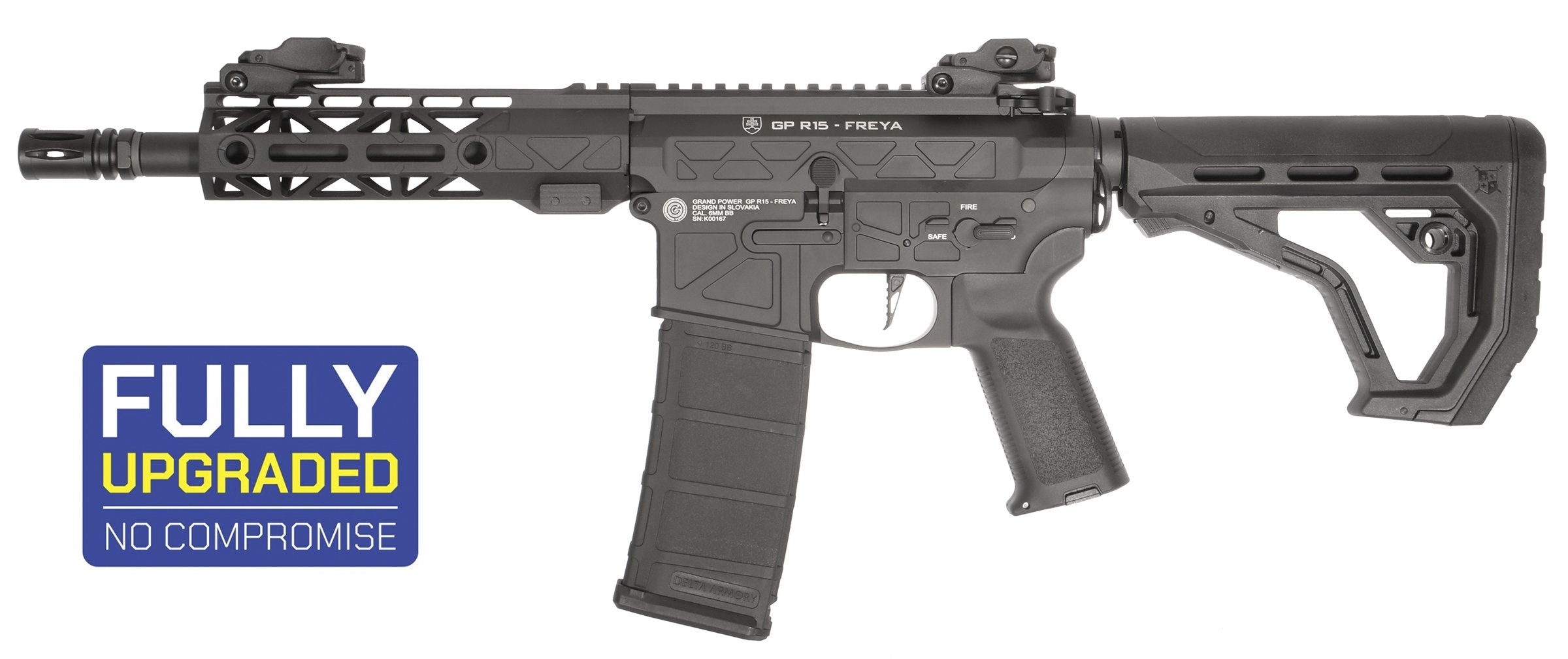 Delta Armory GP FREYA R15 M-LOK 7" Gen2 – Black