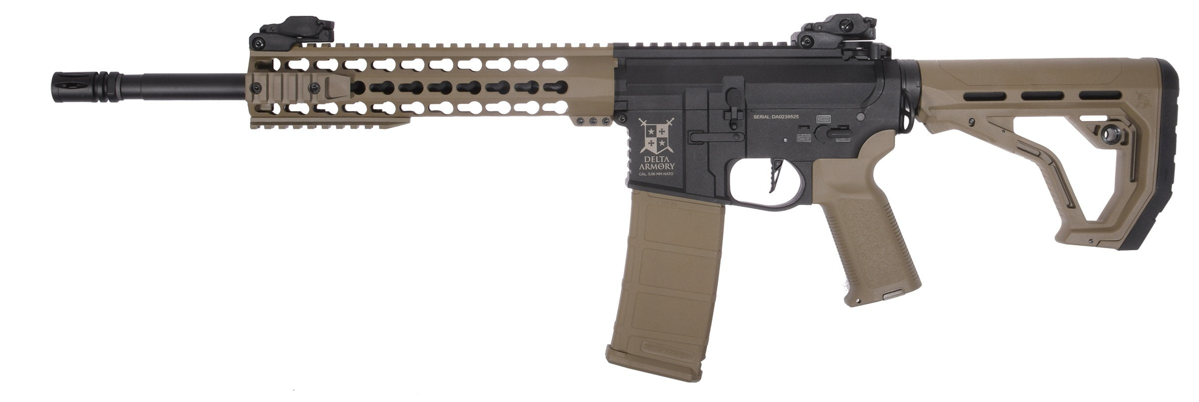 Delta Armory M4 / AR15 KeyMod 10" CHARLIE EAGLE – Black / Tan