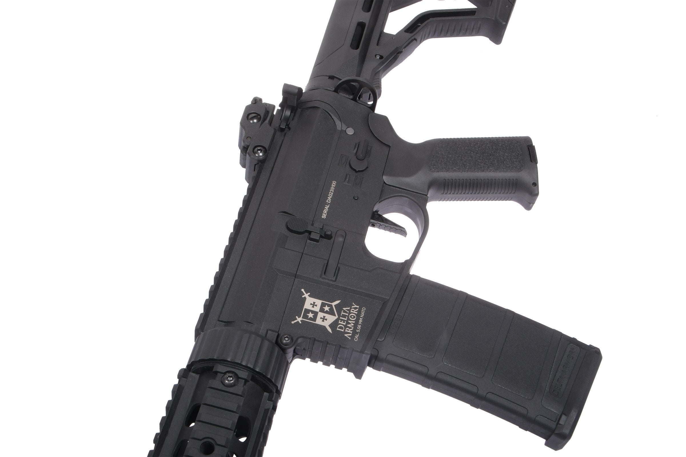 Delta Armory M4 / AR15 SilentOps 7" CHARLIE EAGLE – Black