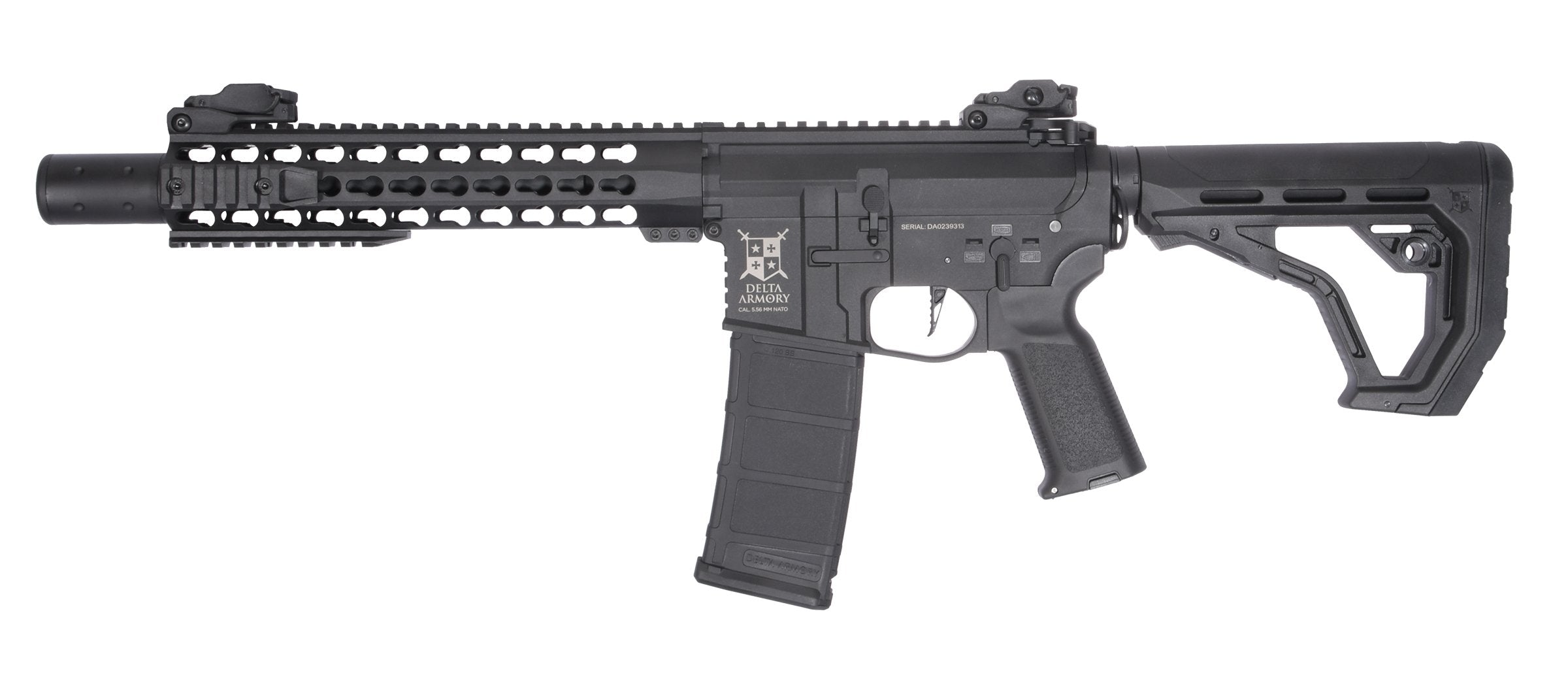 Delta Armory M4 / AR15 KeyMod 10" PREDATOR CHARLIE EAGLE – Black