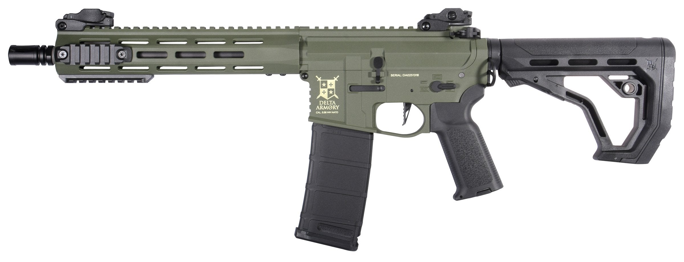 Delta Armory M4 / AR15 M-LOK 10" CHARLIE EAGLE – Green