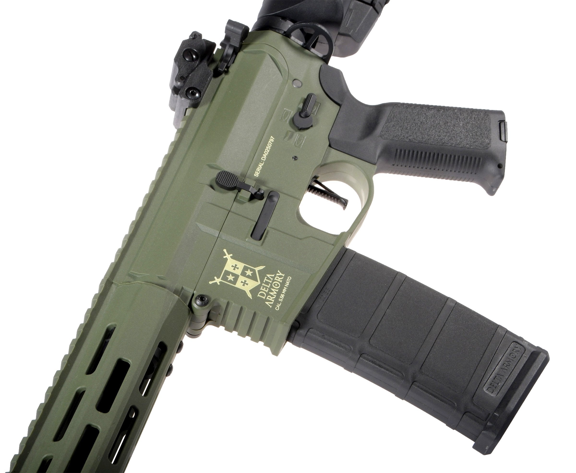 Delta Armory M4 / AR15 M-LOK 10" CHARLIE EAGLE – Green