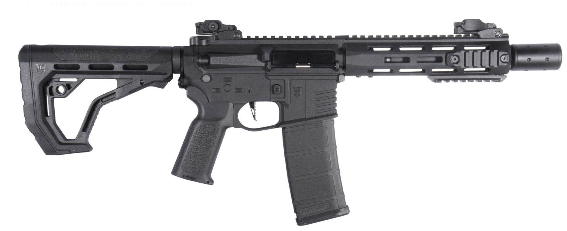 Delta Armory M4 / AR15 DMAG Hi-Cap Magazine, 300 BBs – Black