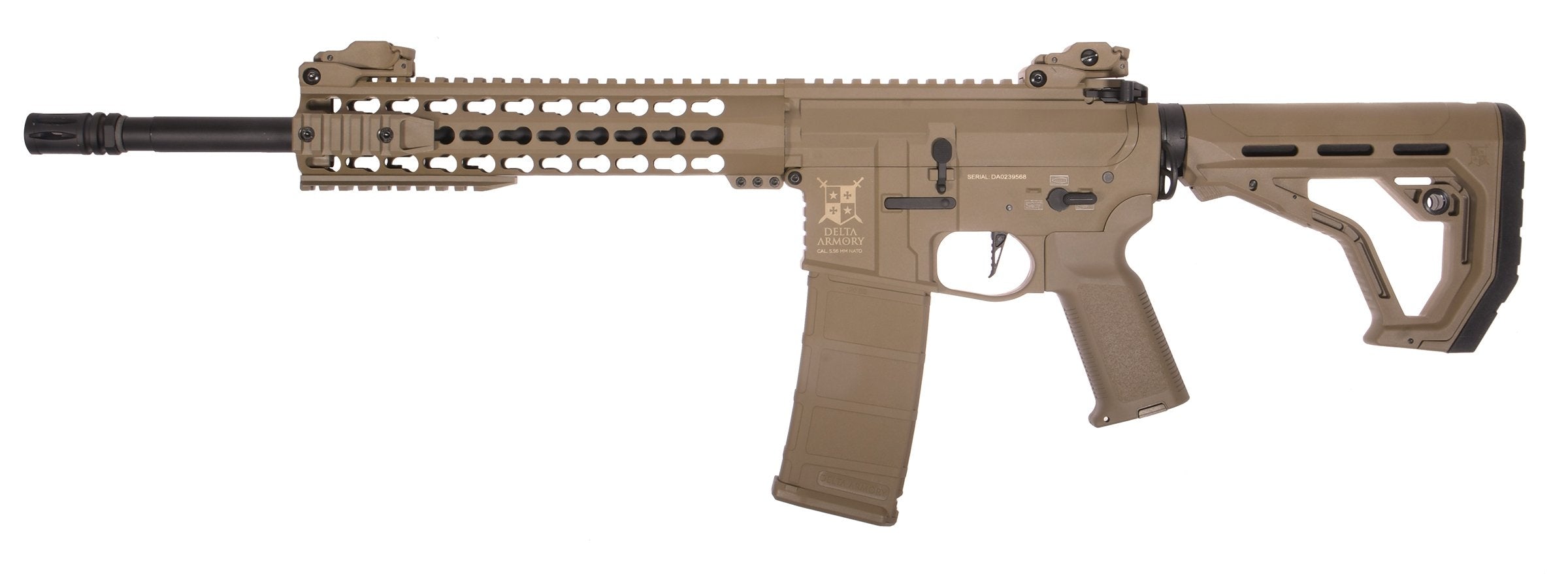 Delta Armory M4 / AR15 DMAG Hi-Cap Magazine, 300 BBs – Tan