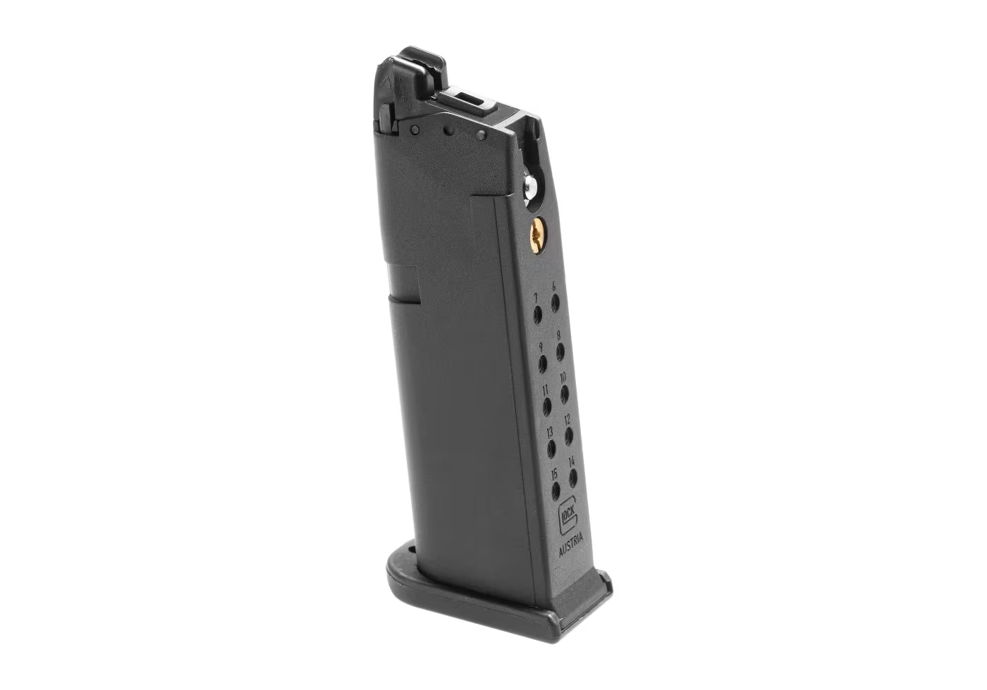 UMAREX / VFC Glock 19 Gen5 GBB Gas Magazine, 19 BBs – Black