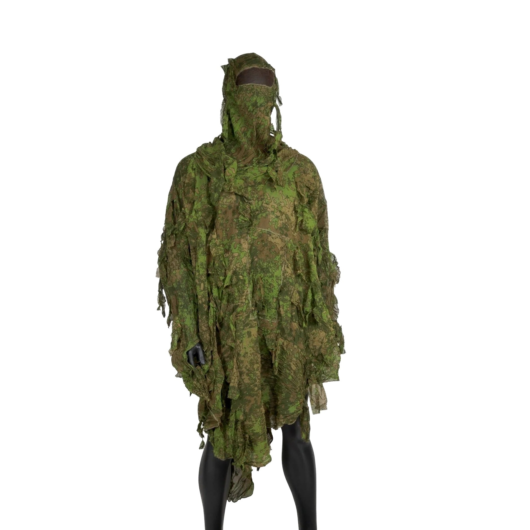 KMCS Ultra-Lite Ghillie Suit Camouflage Poncho – Green