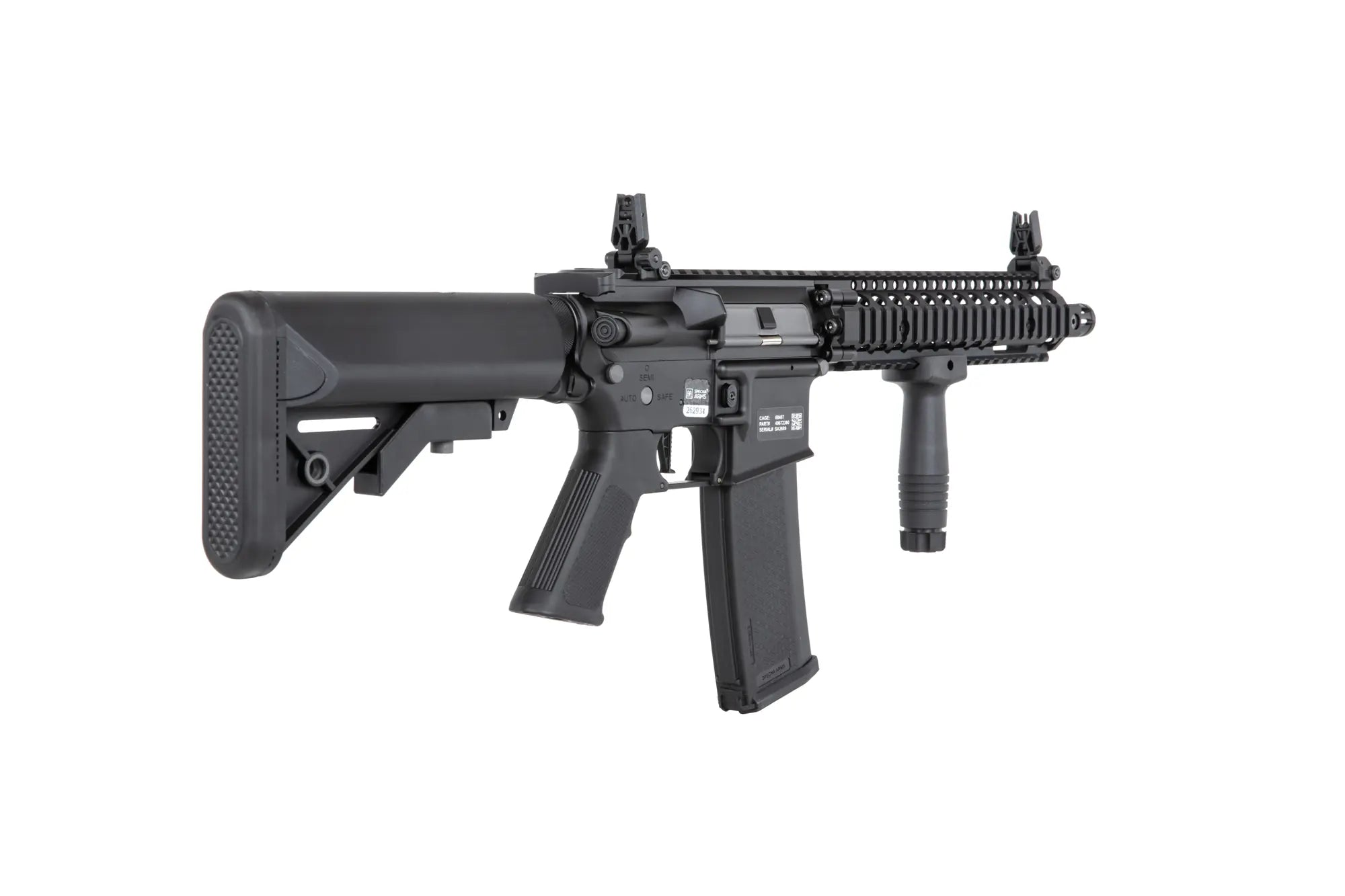 Specna Arms Daniel Defense® MK18 SA-P19 Prime™ Aster II ETU airsoft Carbine with Brushless Motor Black-7