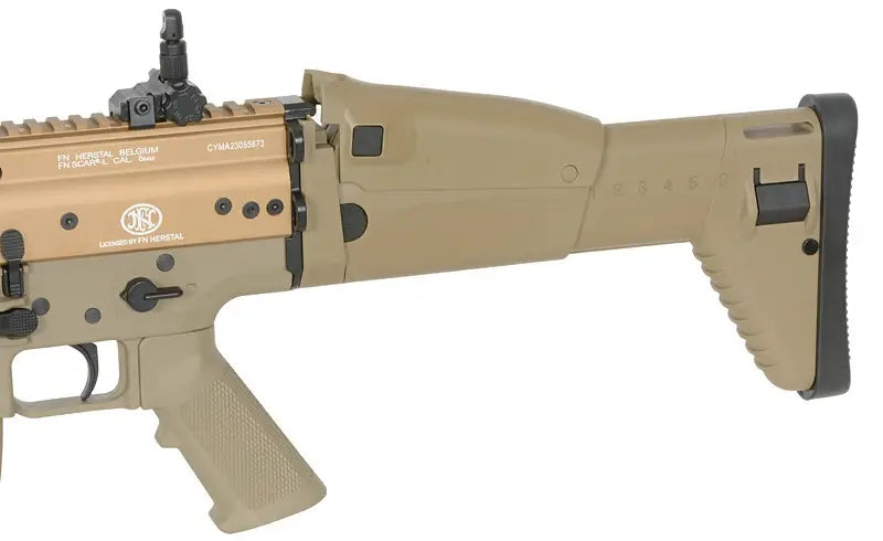 CYMA FN SCAR-L AEG Airsoft Rifle – Tan