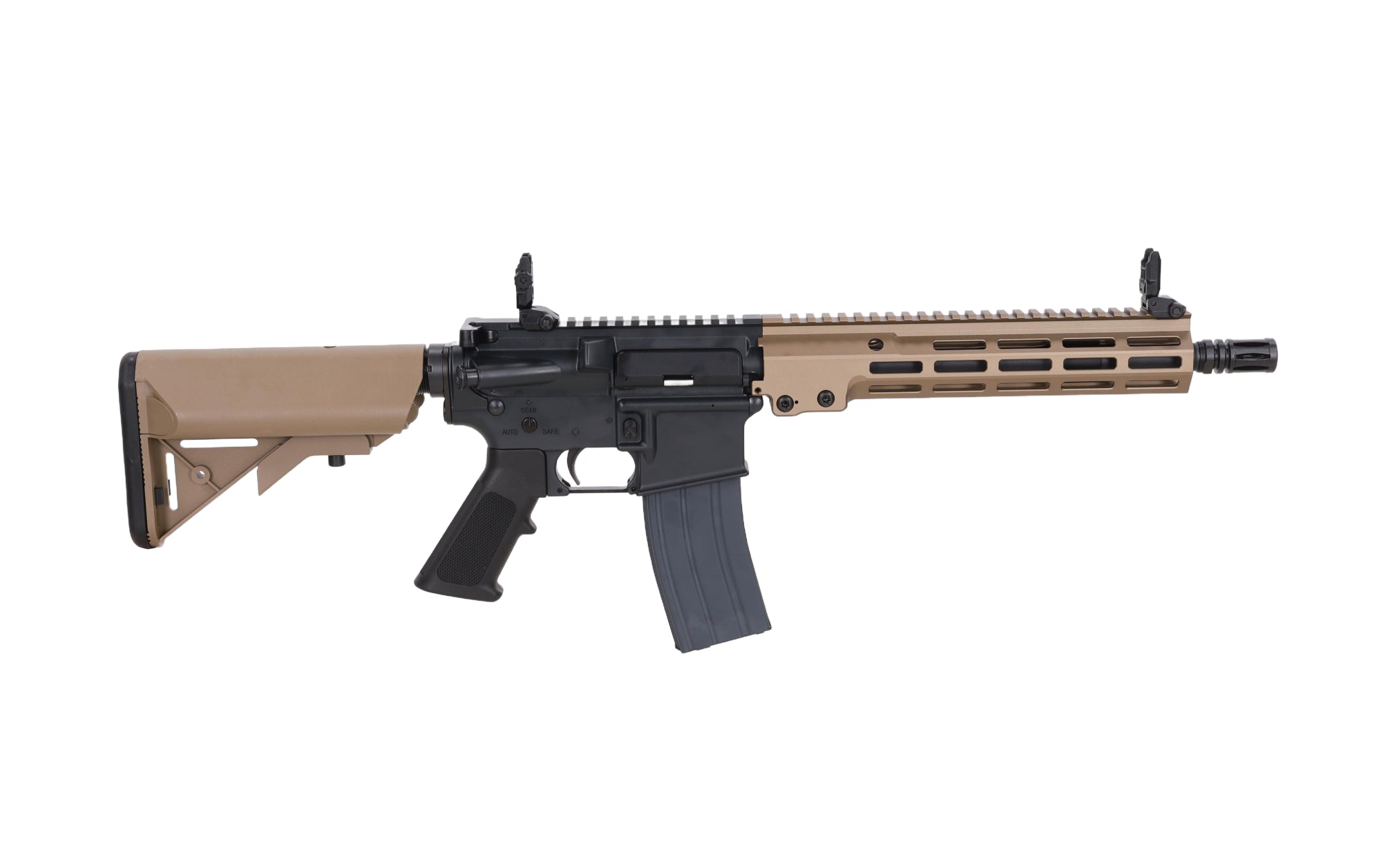 Cyma M4/AR15 MK16 CGS GBBR Assault Rifle 11.5" - Half-Tan-9