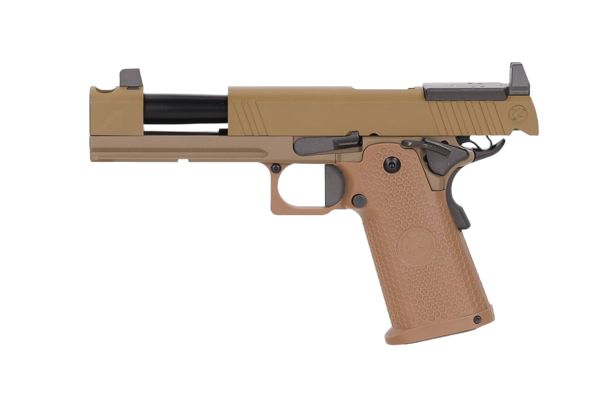 RWA Nighthawk Custom Sand Hawk GBB Pistol Optics Ready - Tan-7