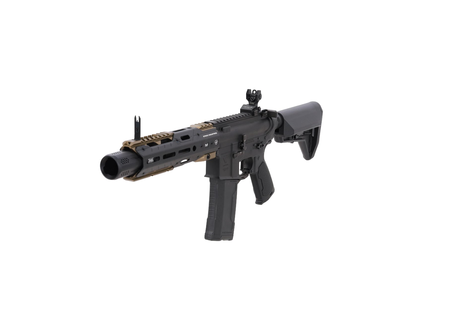 King Arms x Strike Industries Sentinel GRIDLOK® 8.5" Aster SE ETU Flat Dark Earth airsoft Carbine-11