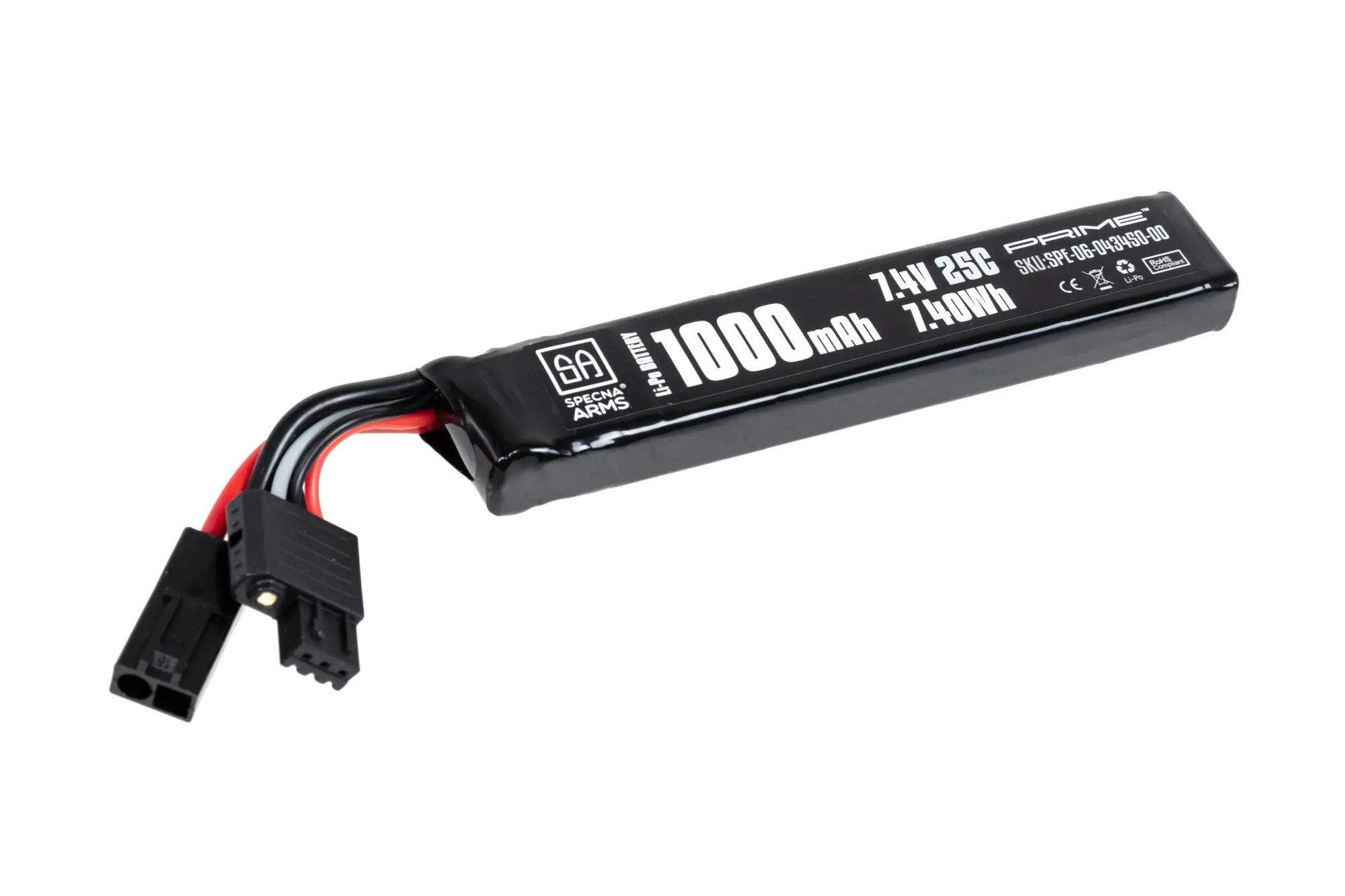 Li-Po Specna Arms x Gens Ace 1000 mAh 25C 7.4V Tamiya mini G-Tech battery-1