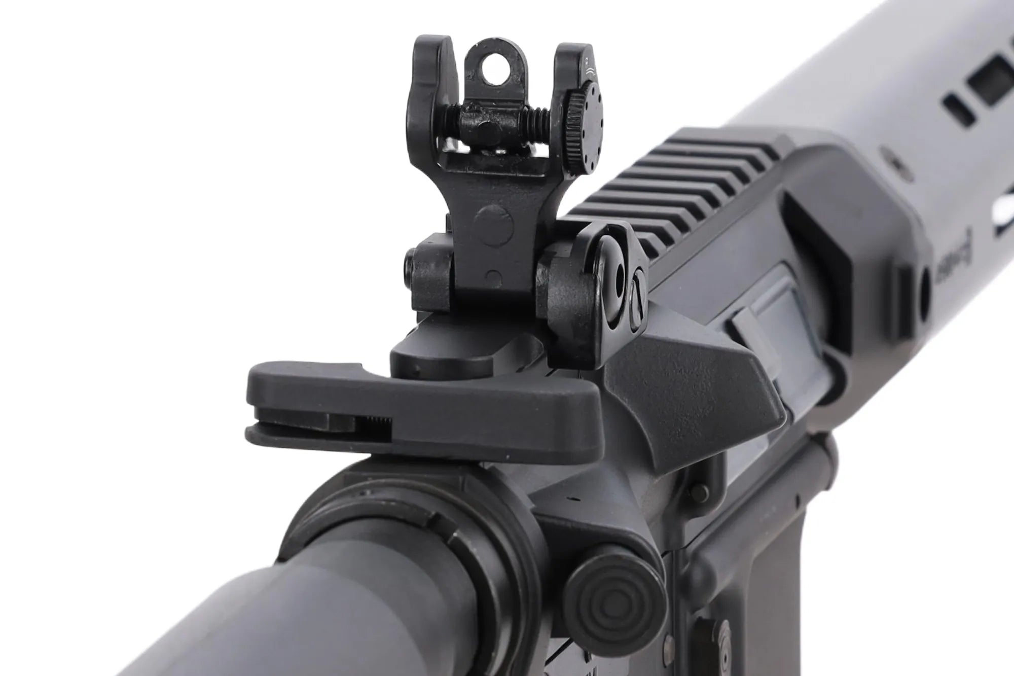 King Arms x Lancer Systems airsoft Carbine L15 LCH7 15" Faux Carbon Black-9