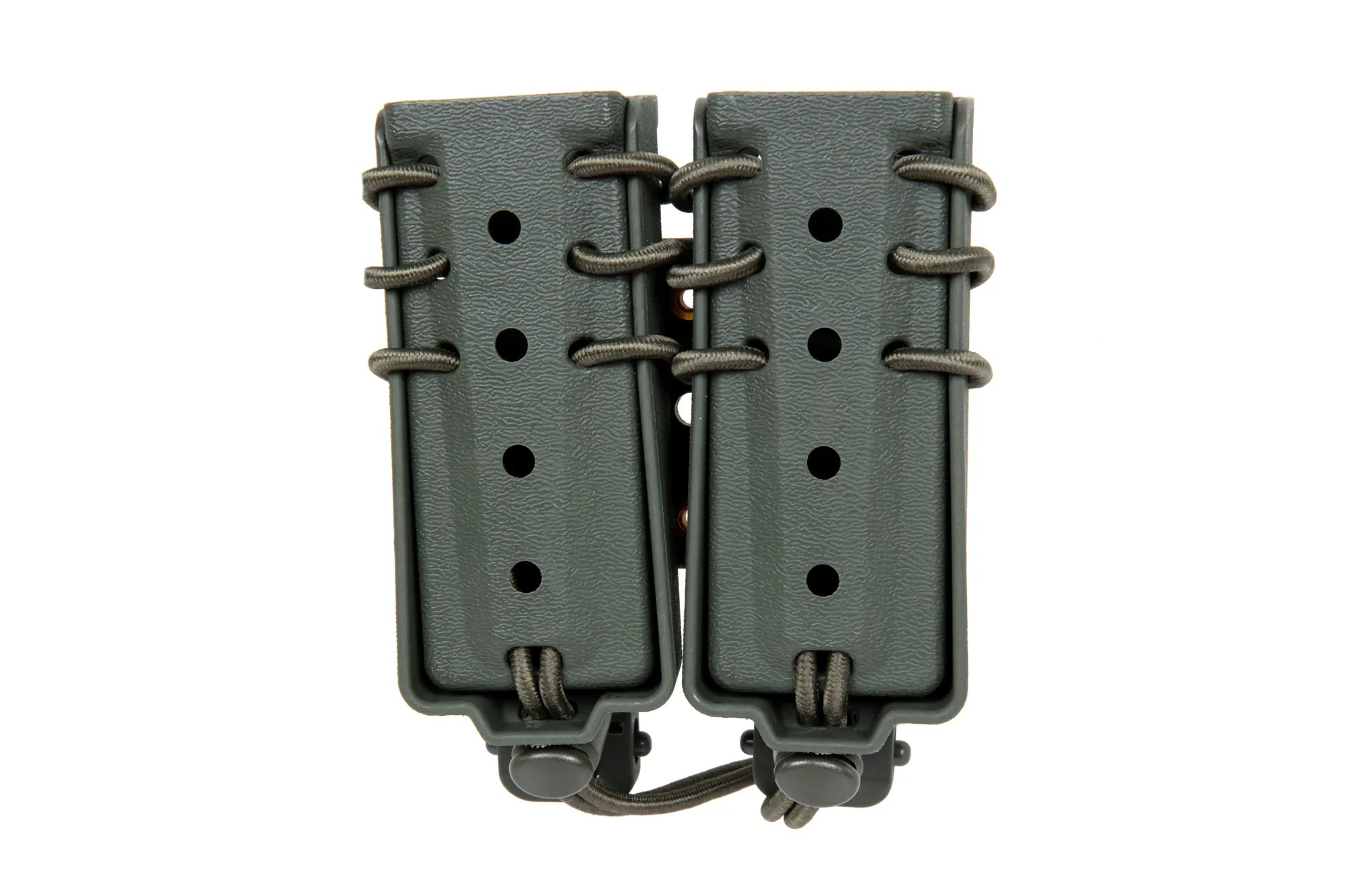 Carrier for 2 9mm magazines Wosport Urban Assault Long Quick Pull Olive