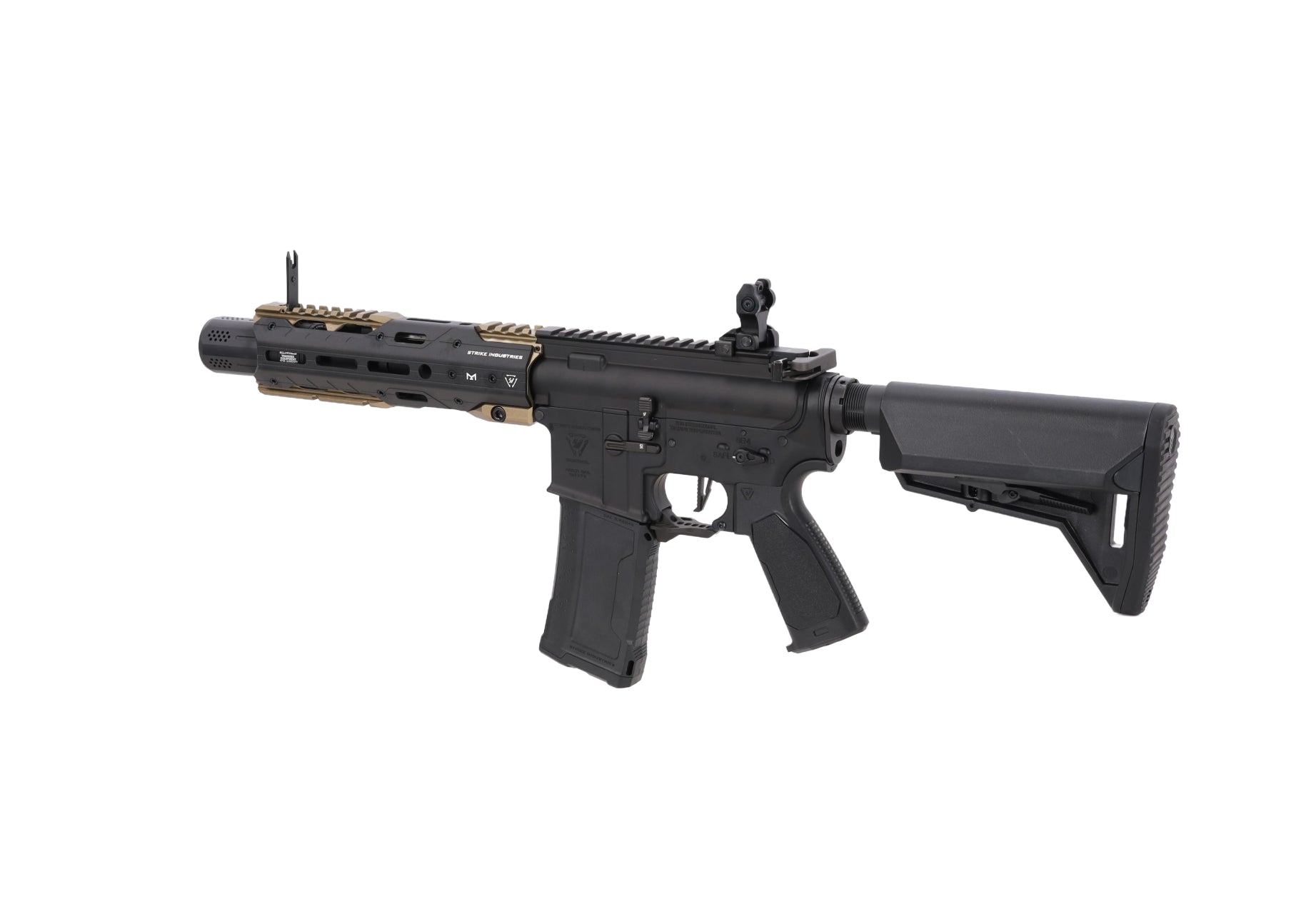 King Arms x Strike Industries Sentinel GRIDLOK® 8.5" Aster SE ETU Flat Dark Earth airsoft Carbine-12