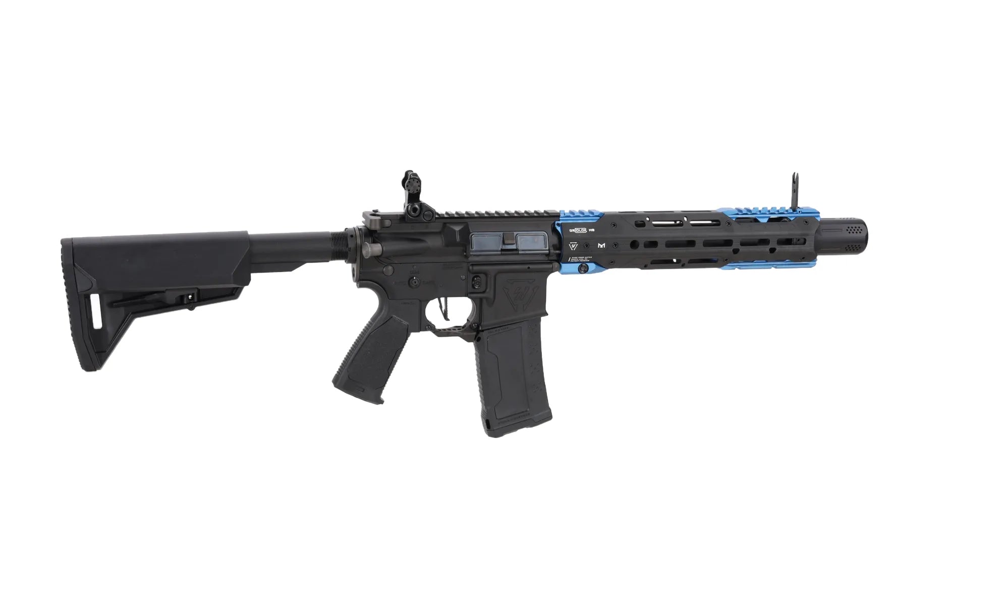 King Arms x Strike Industries Sentinel GRIDLOK® 11" Aster SE ETU Black/Blue airsoft Carbine-7