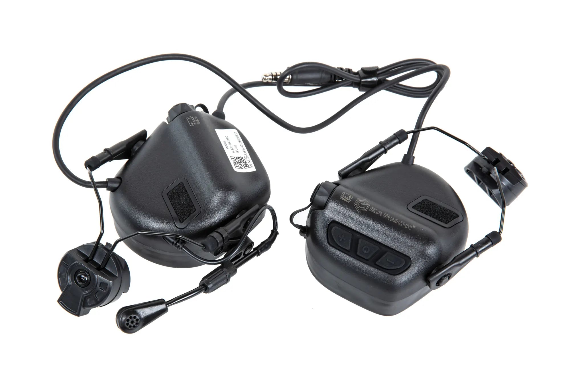 Earmor M32H Plus Black Active Hearing Protectors