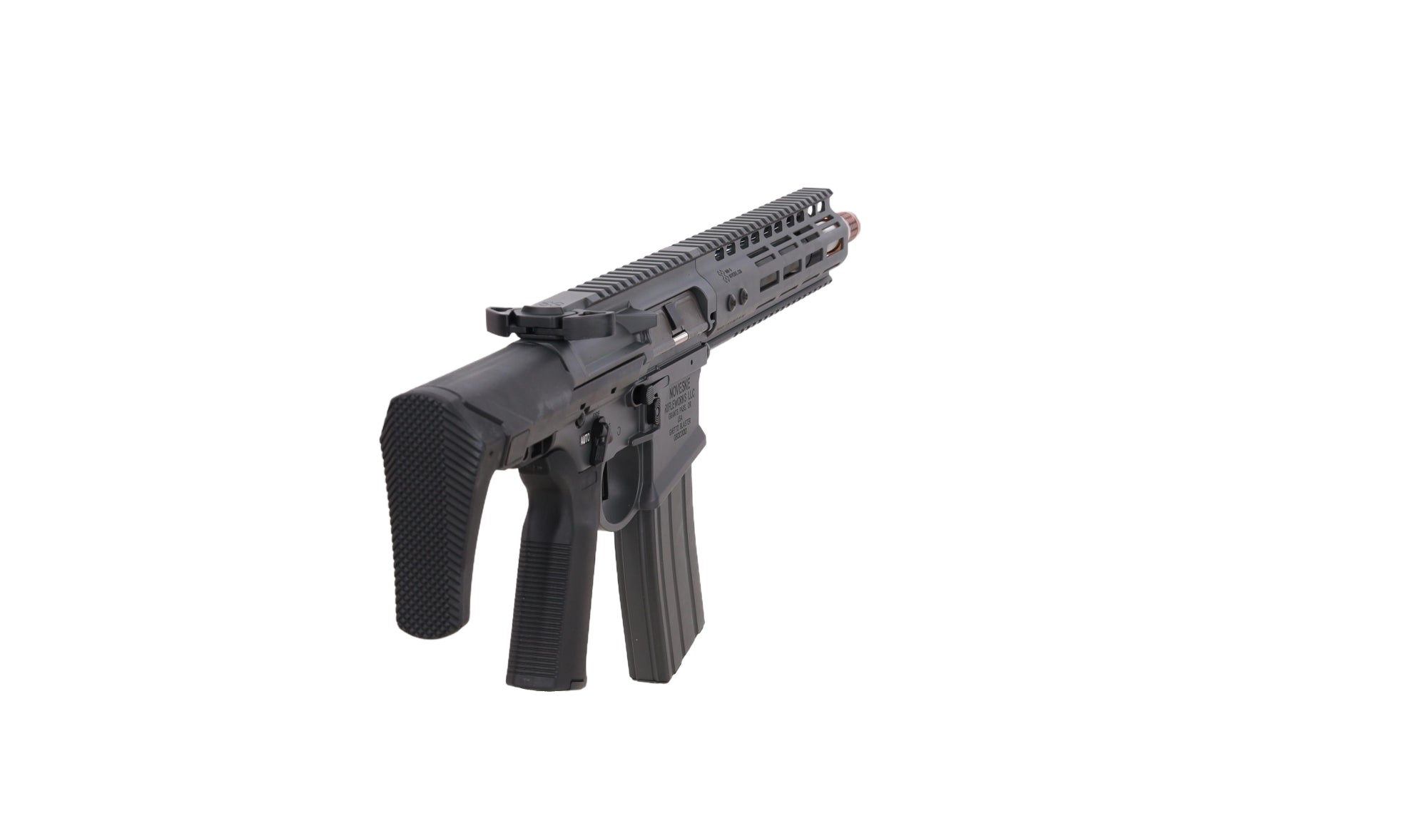 airsoft GBBR Noveske Ghetto Blaster NHR-9 10.5" MWS Gen.2 Grey
