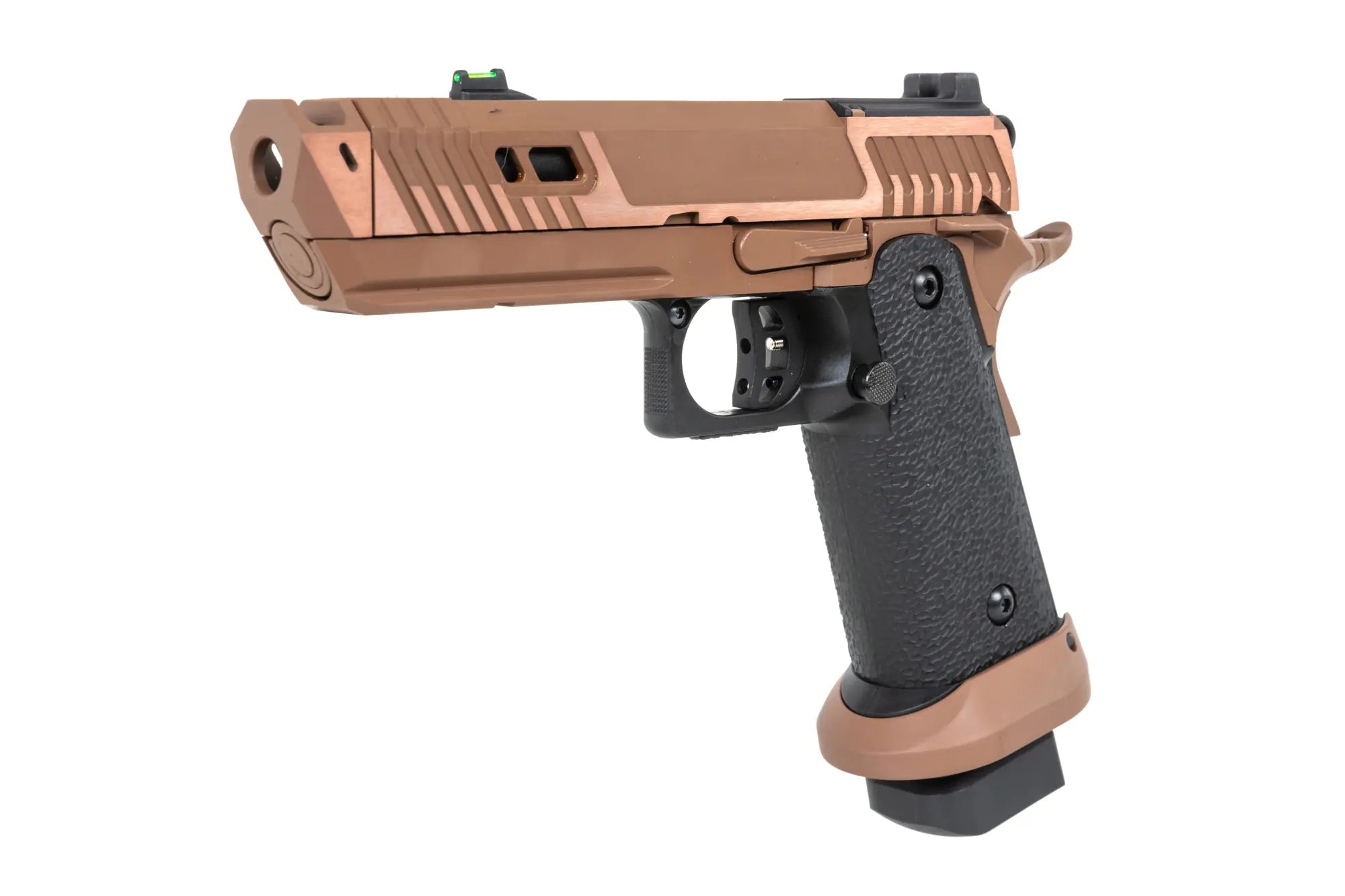 airsoft SRC Sahara Viper DUAL POWER pistol with green gas magazine Flat Dark Earth-4