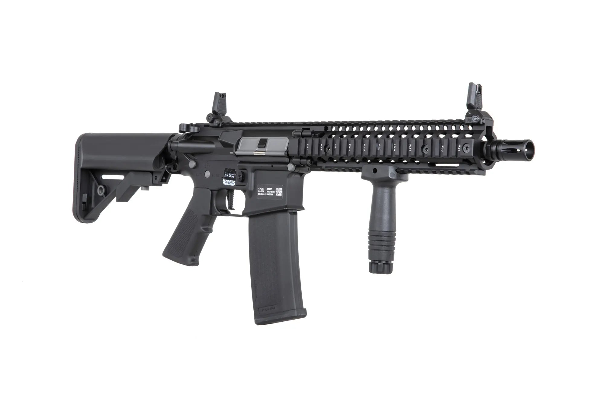 Specna Arms Daniel Defense® MK18 SA-P19 Prime™ Aster II ETU airsoft Carbine with Brushless Motor Black-10