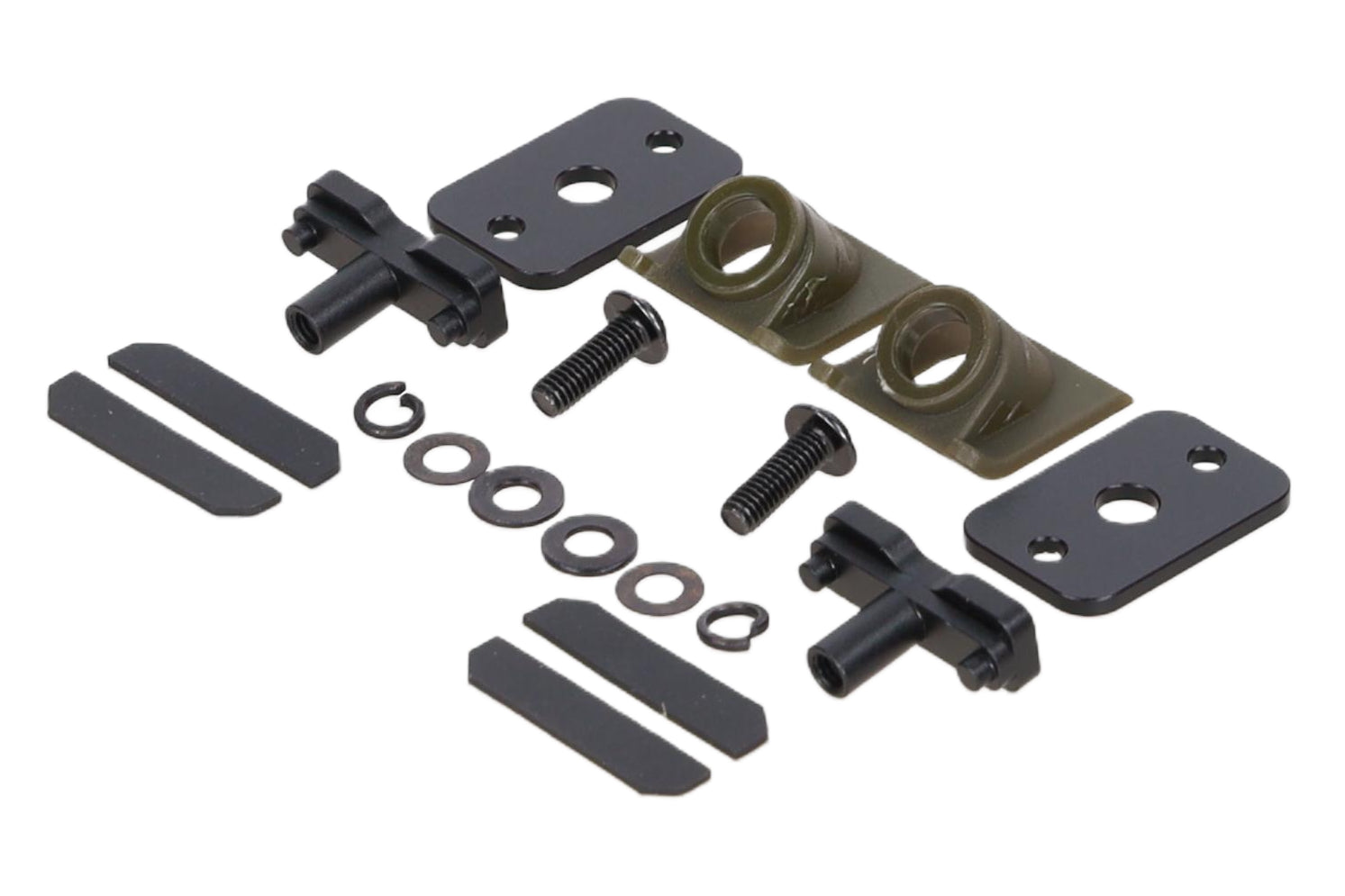 Earmor M16A-TW Rail Adapters for M31/M32+ Headphones - Foliage Green-5