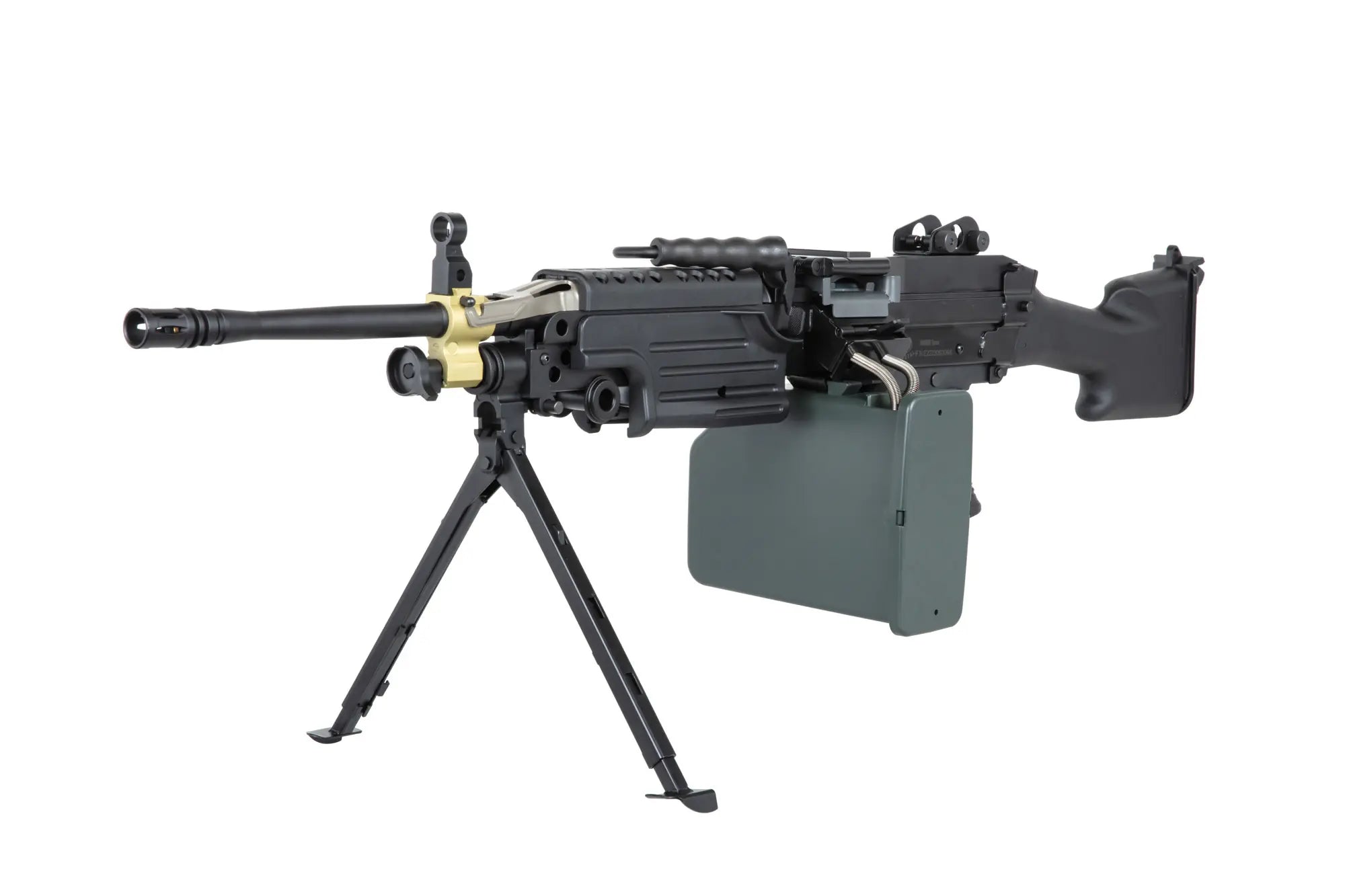 A&K Cybergun M249 MK2 Black Airsoft Machine Gun-6