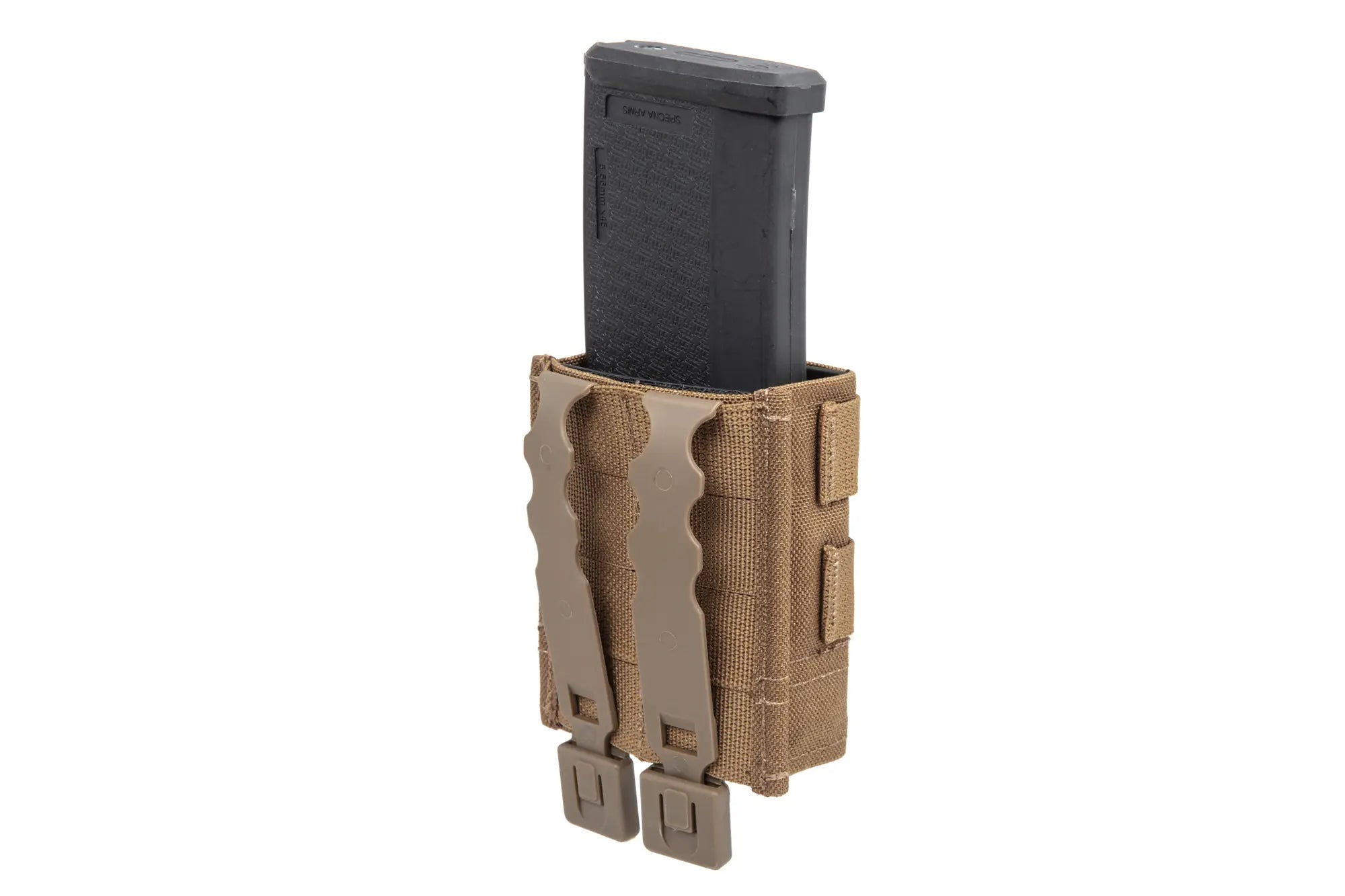 Single FAST loader for Wosport rifle magazines Coyote Brown-3