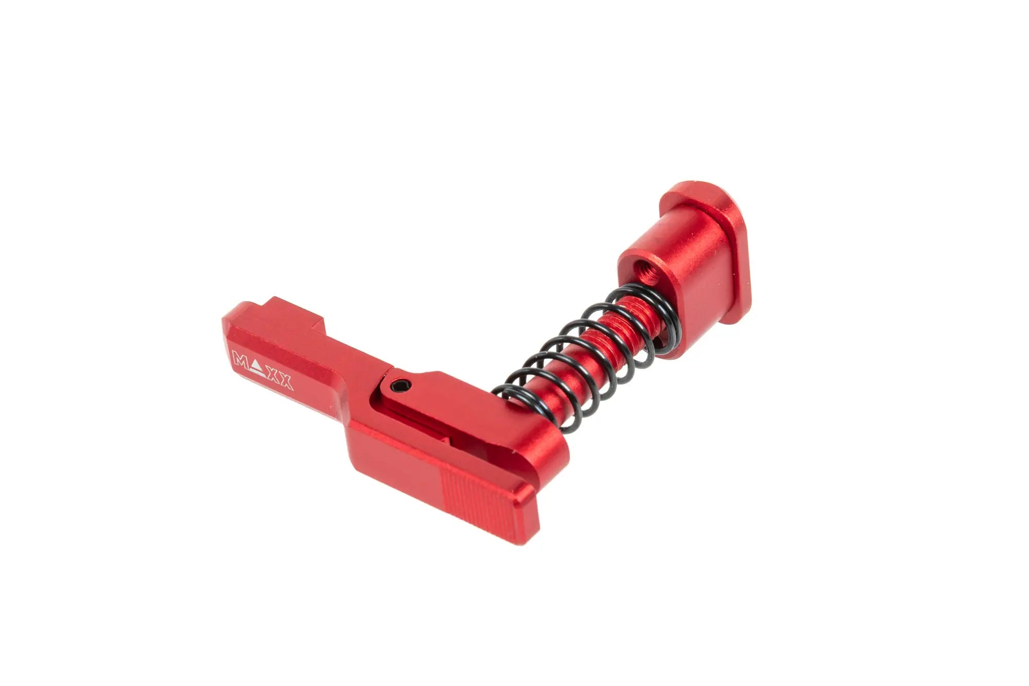 Aluminium Maxx Model Advanced type C magazine release for MTW M4 replicas Red-1