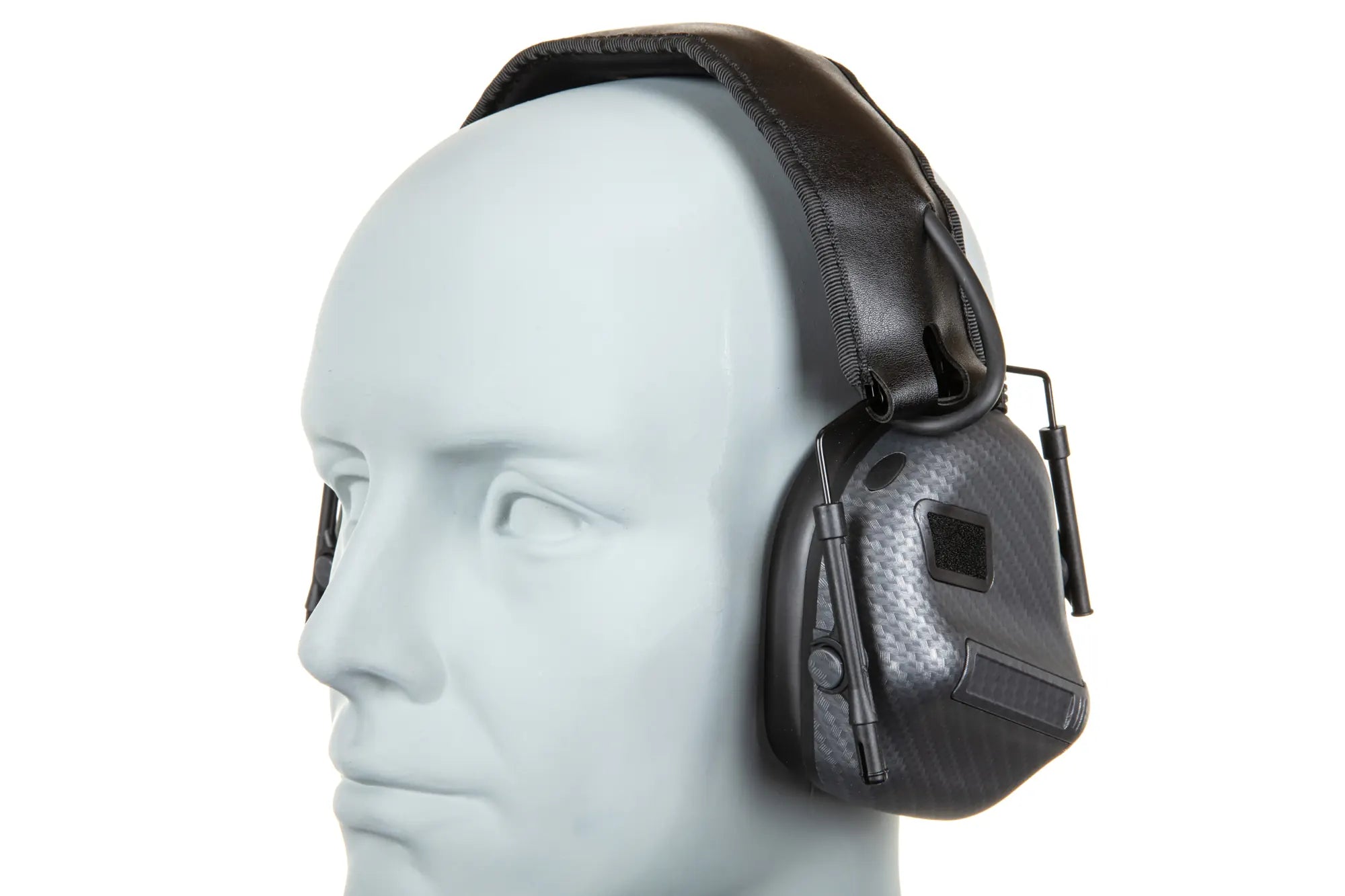 Wosport HD-12 active ear defenders IPSC Gen 5 Carbon Fiber version-2