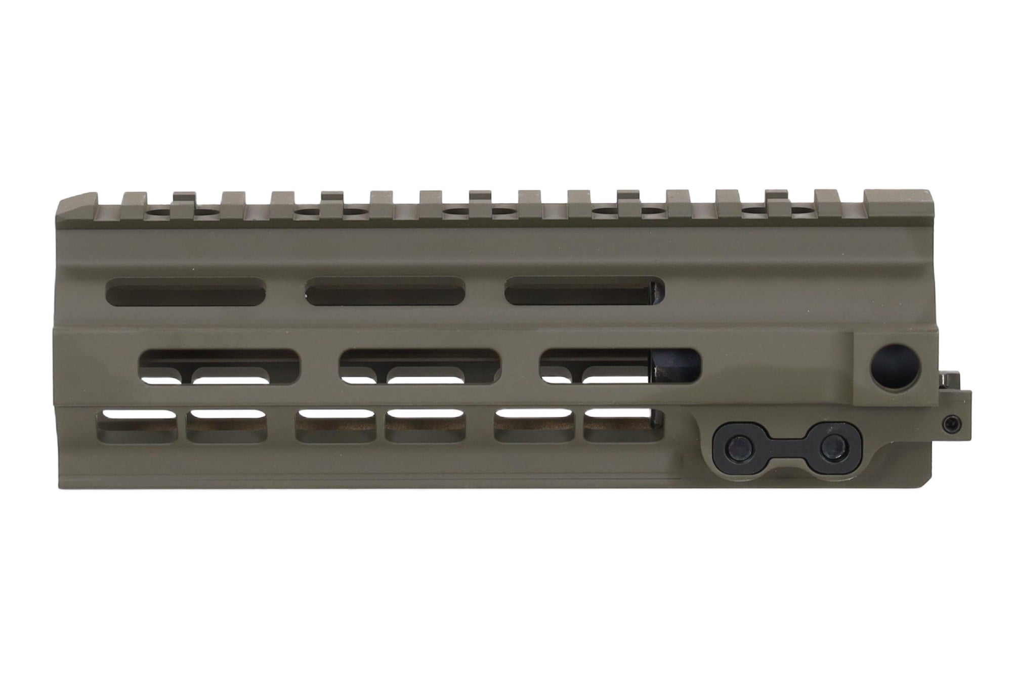 Specna Arms MK8-style M-LOK 7" mounting rail for M4/AR15 replicas - Olive-4
