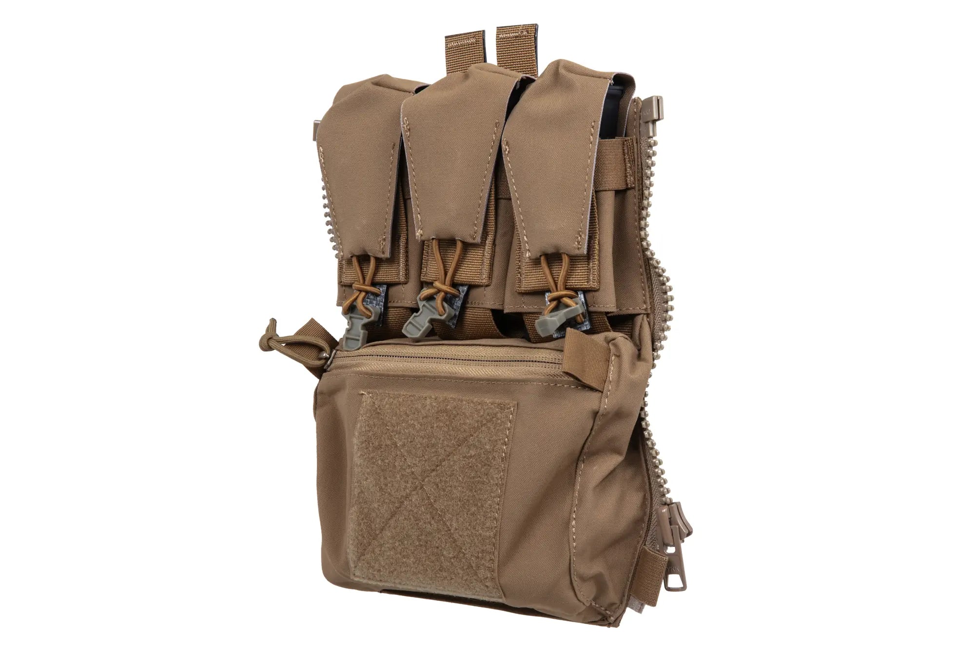 V5 PC assault panel with pistol pouches Wosport Coyote Brown