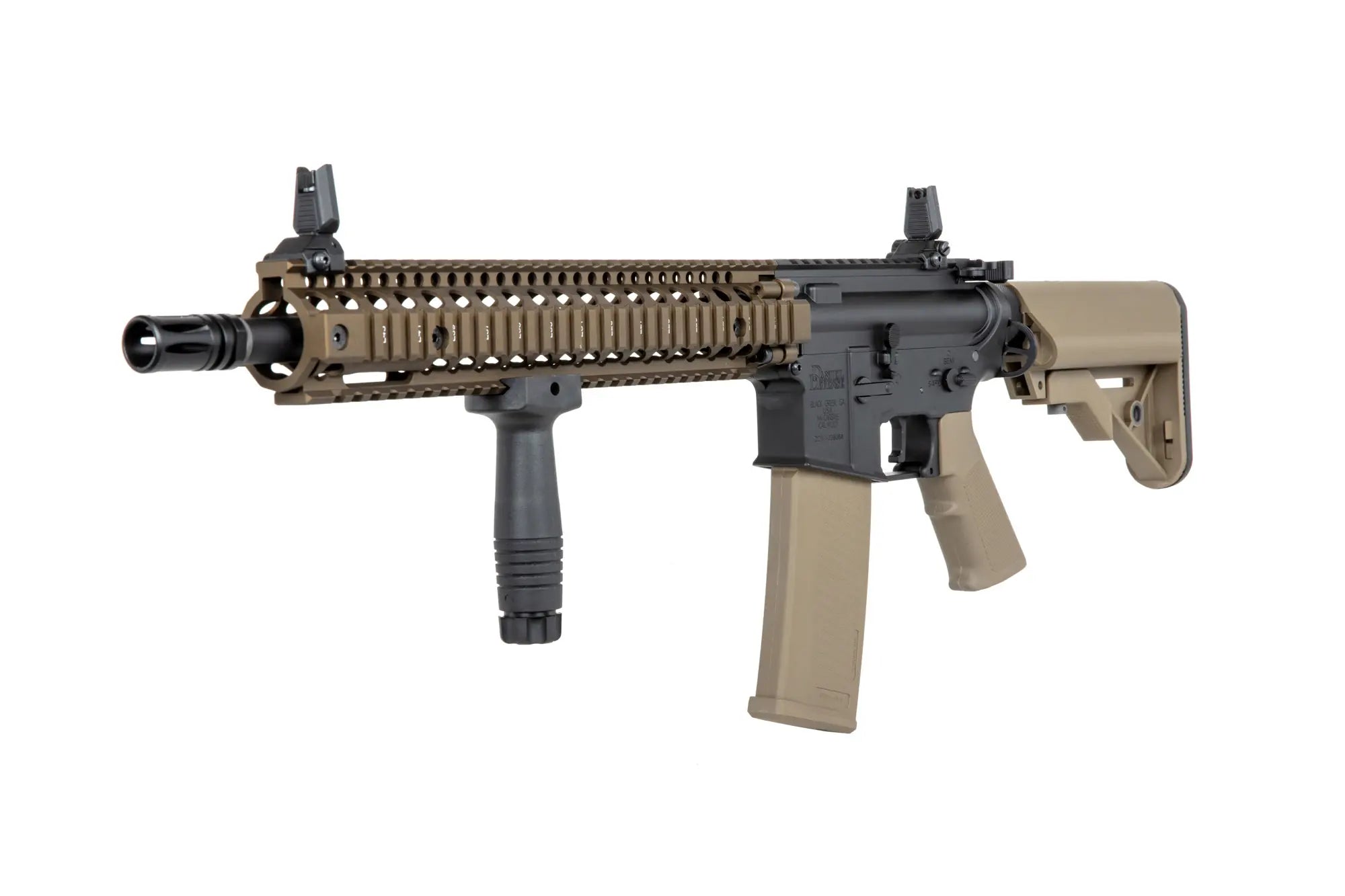 Specna Arms Daniel Defense® MK18 SA-P26 Prime™ Kestrel™ ETU airsoft carbine with Chaos Bronze brushless motor-11