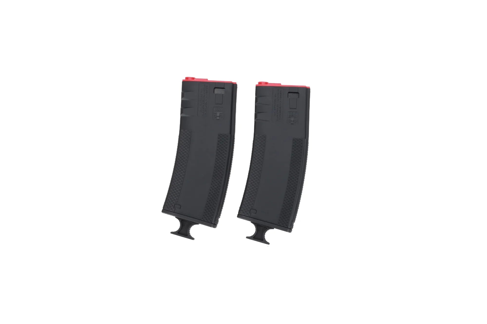Set of 2 mid-cap 250-ball King Arms x Troy Battlemag magazines for M4/M16 type replicas-2