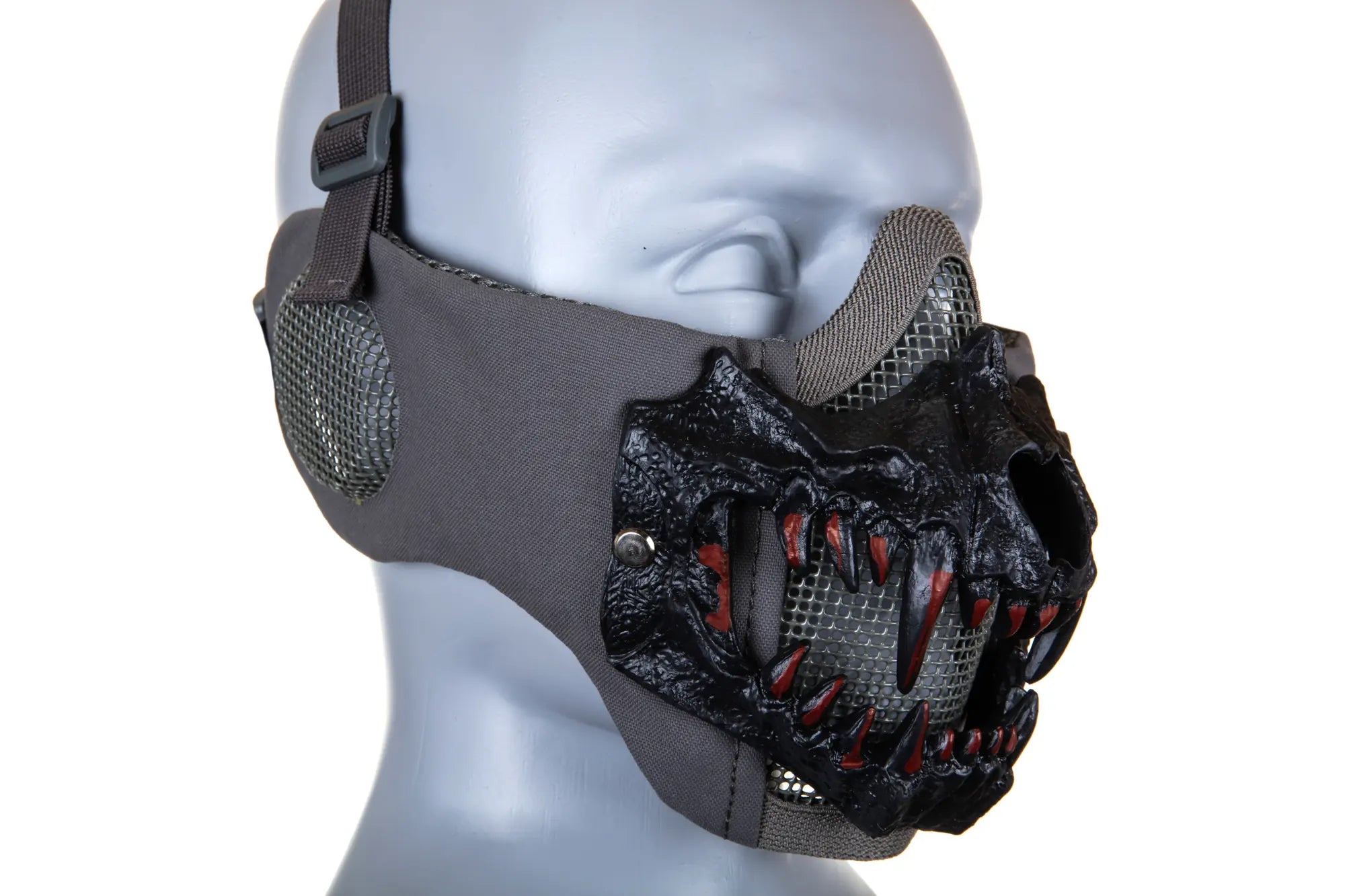 Stalker EVO PLUS Fangs Ear Protection Grey mask-2