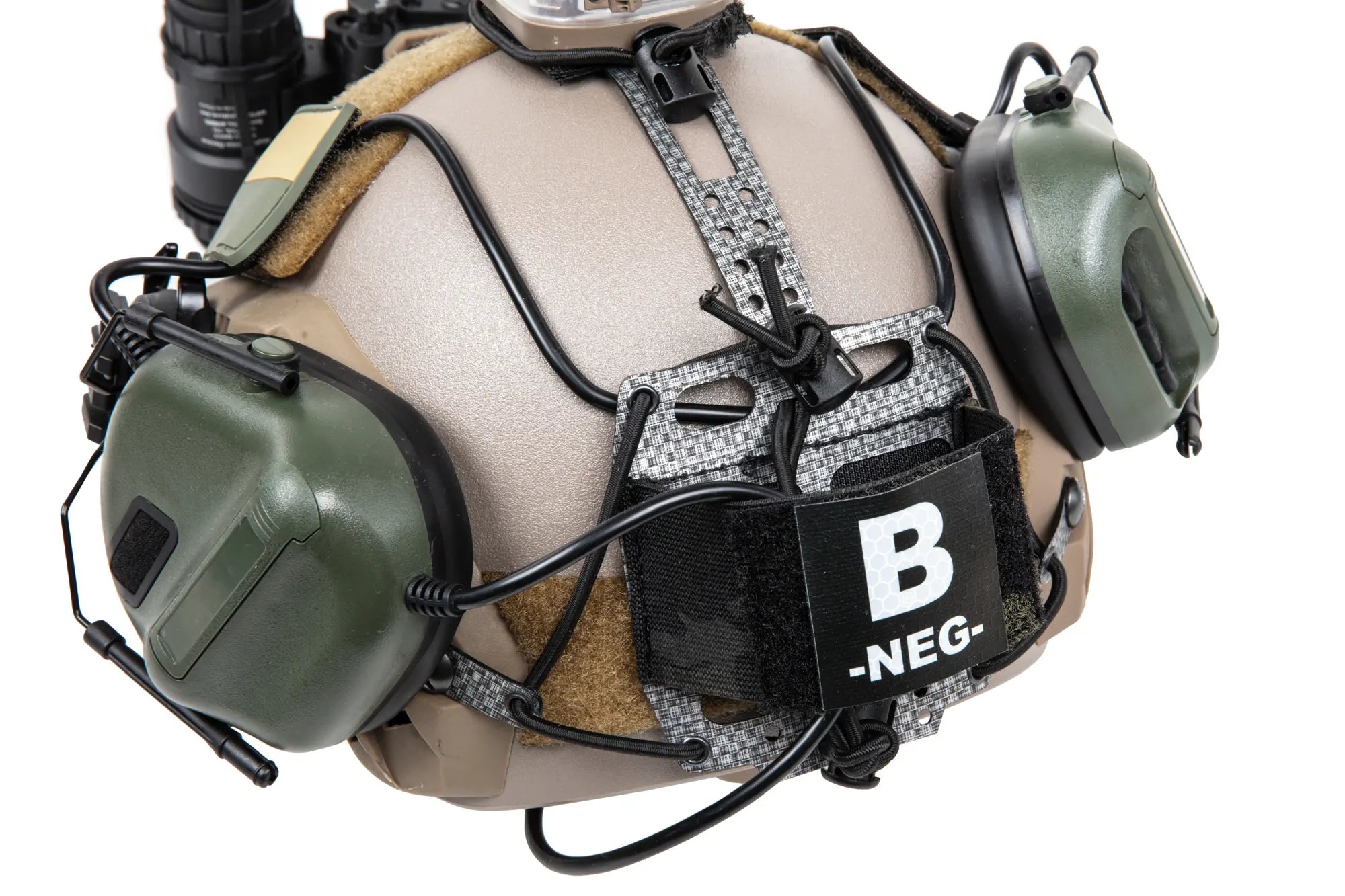 NVG battery cover for Wosport Bridge type helmet Lightweight Multicam Black-1