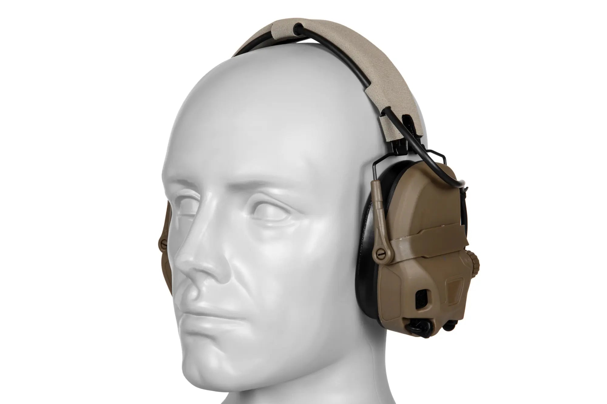 HD-17 Gen 6 tactical active headphones - Brown-3