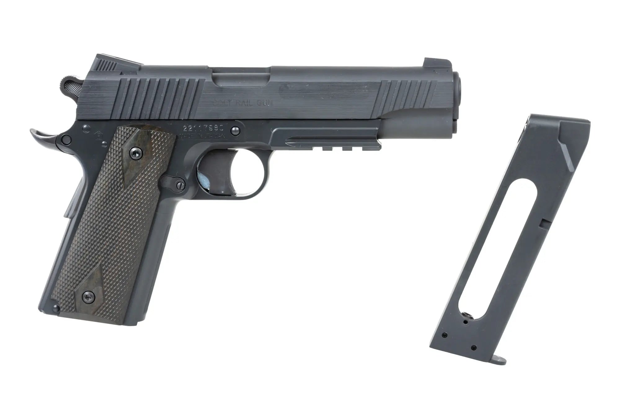 Cybergun Colt Rail NBB CO2 airsoft pistol-4