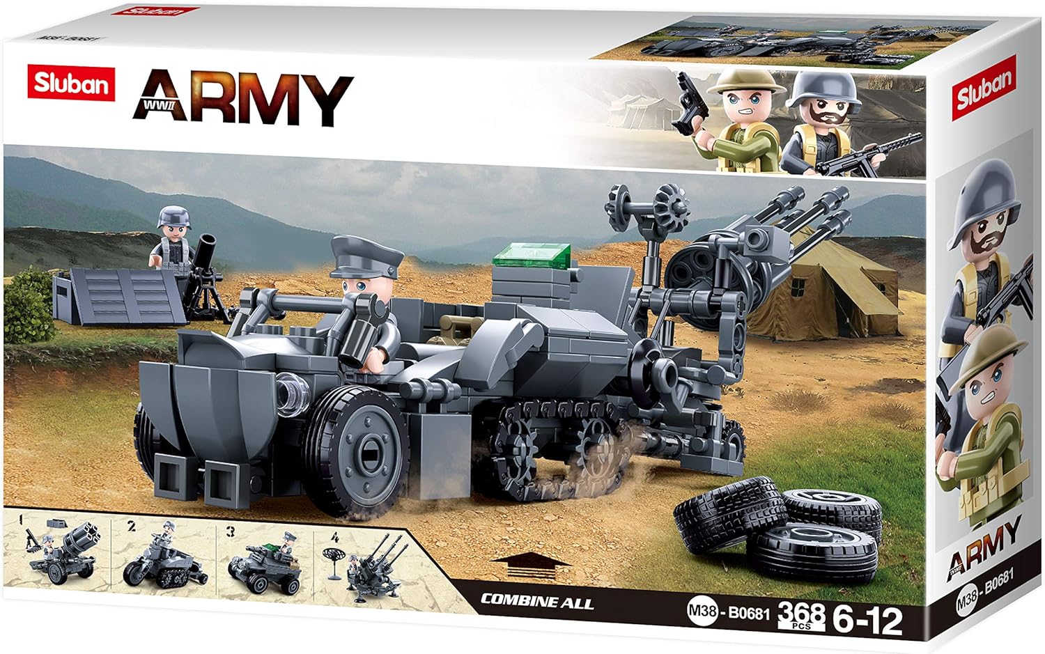 German 4 into 1 Set - B0681