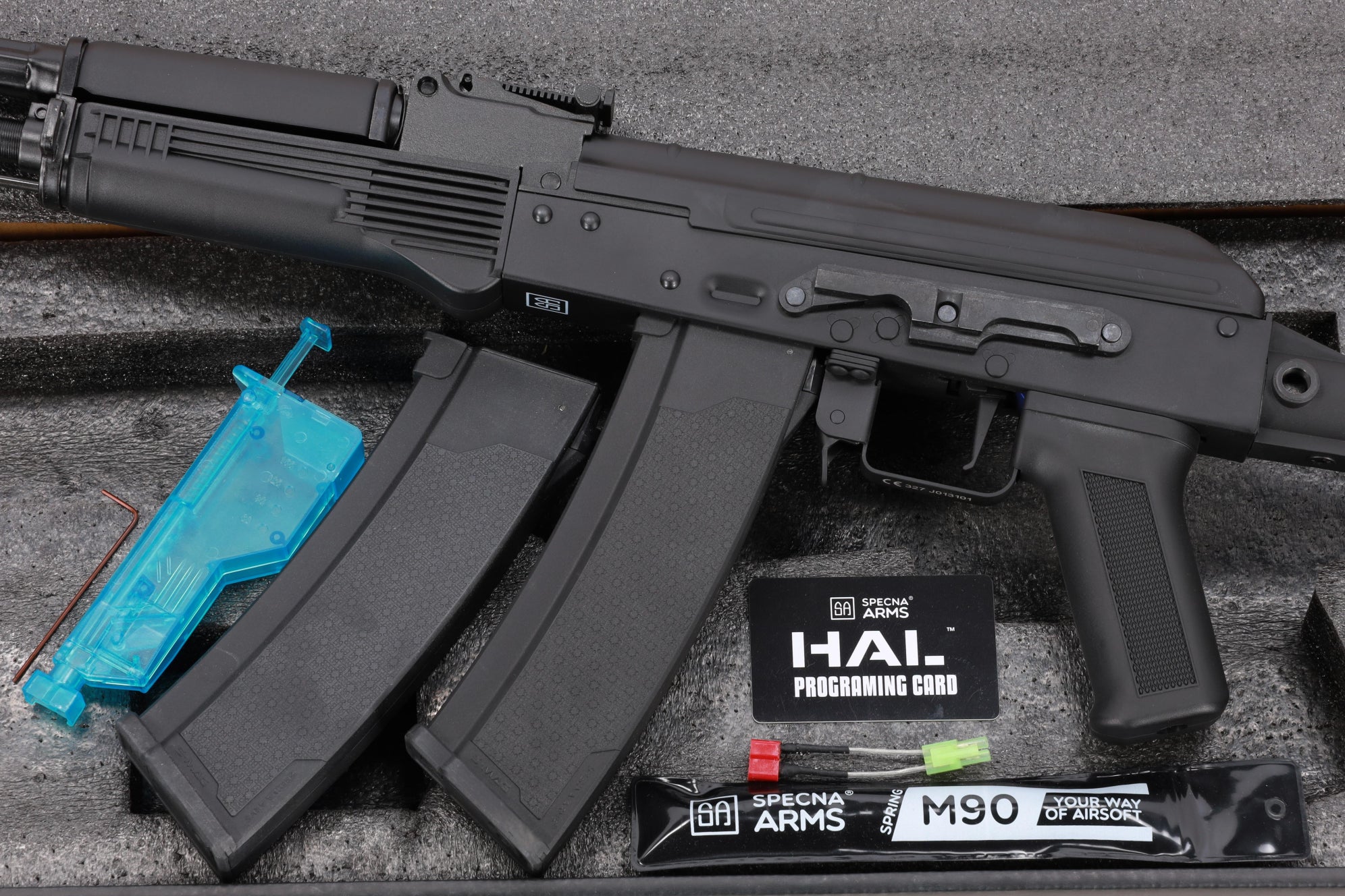 SA-J05 EDGE HAL ETU airsoft rifle with Magnus TDC chamber
