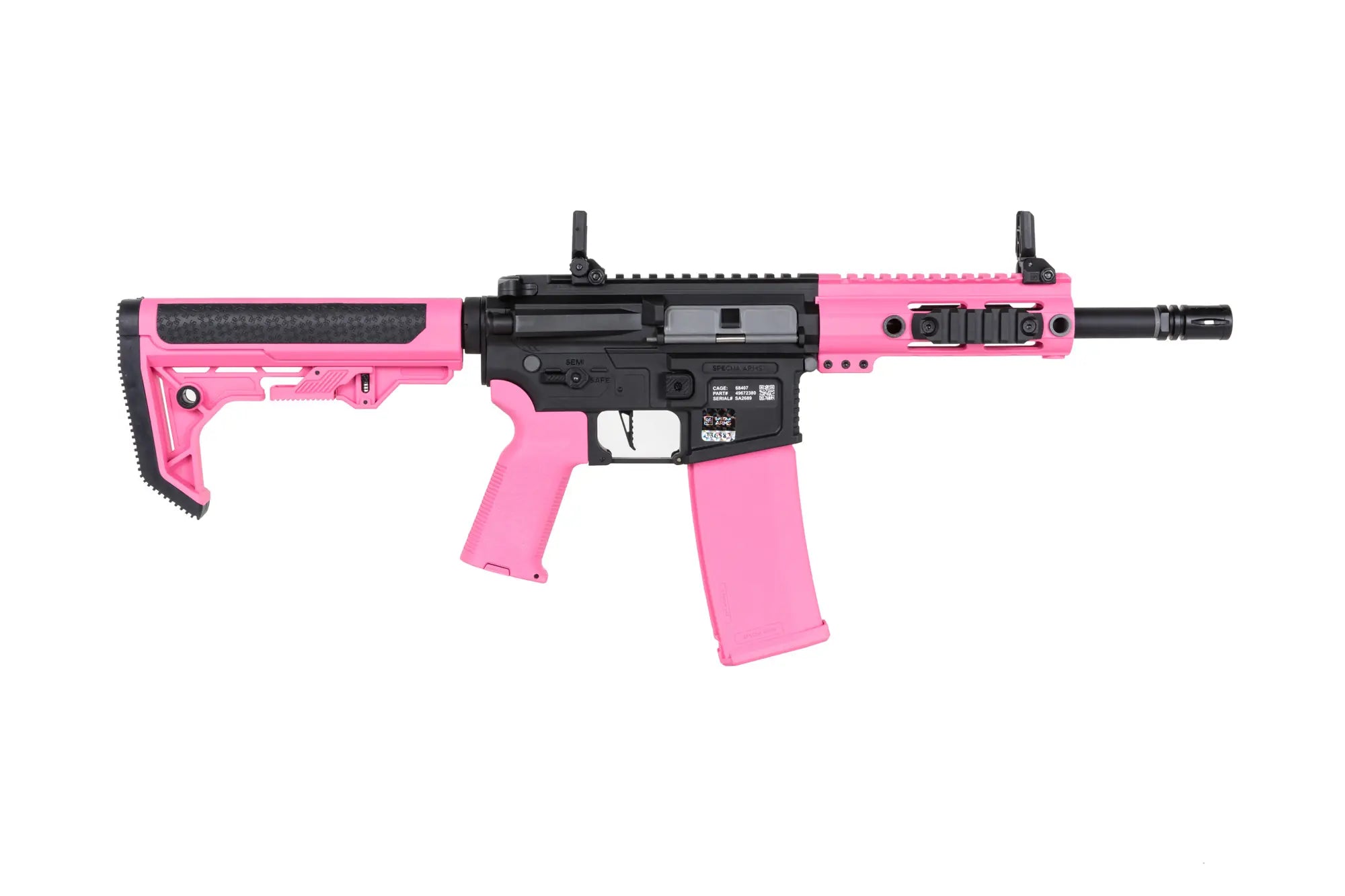 Specna Arms SA-F04-RL FLEX™ BLDC™ Light Ops Stock/ HAL ETU™ Gen. 2 Pink airsoft Carbine-11