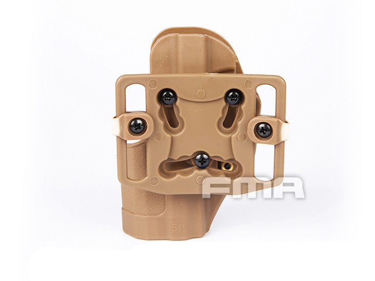 FMA CQC Serpa Belt Holster (USP, CZ-P09), Right Hand - Tan