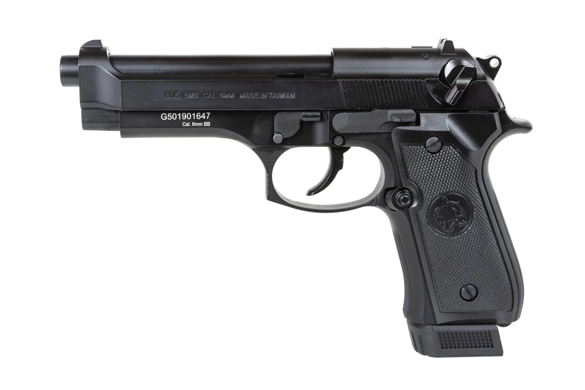 ICS BLE-BM9 Dual Power airsoft pistol Black (with CO2 magazine)-5