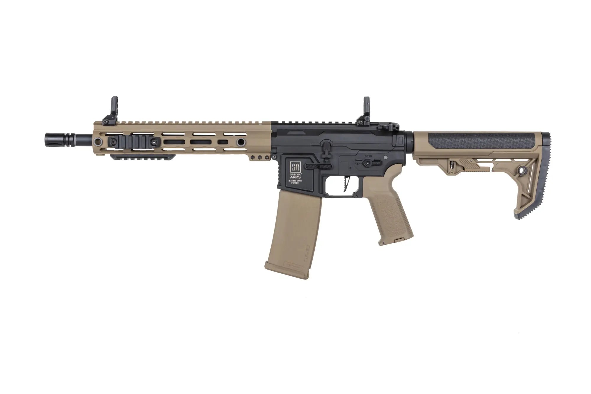 Specna Arms SA-F05-RL FLEX™ BLDC™ Light Ops Stock/ HAL ETU™ Gen. 2 Half-Tan airsoft Carbine-10