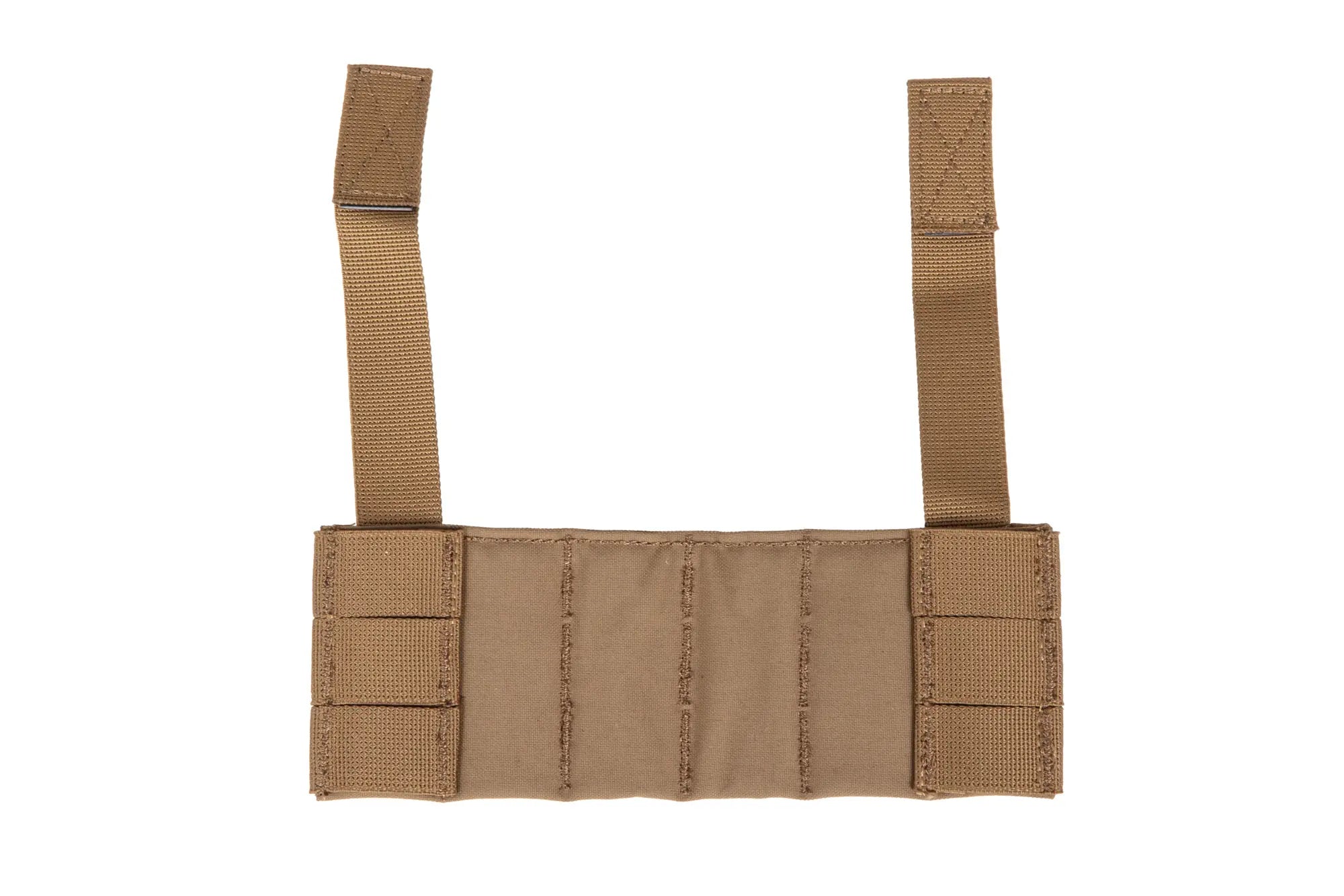 Additional Molle panel for Wosport Chest Rig waistcoats Coyote Brown-1