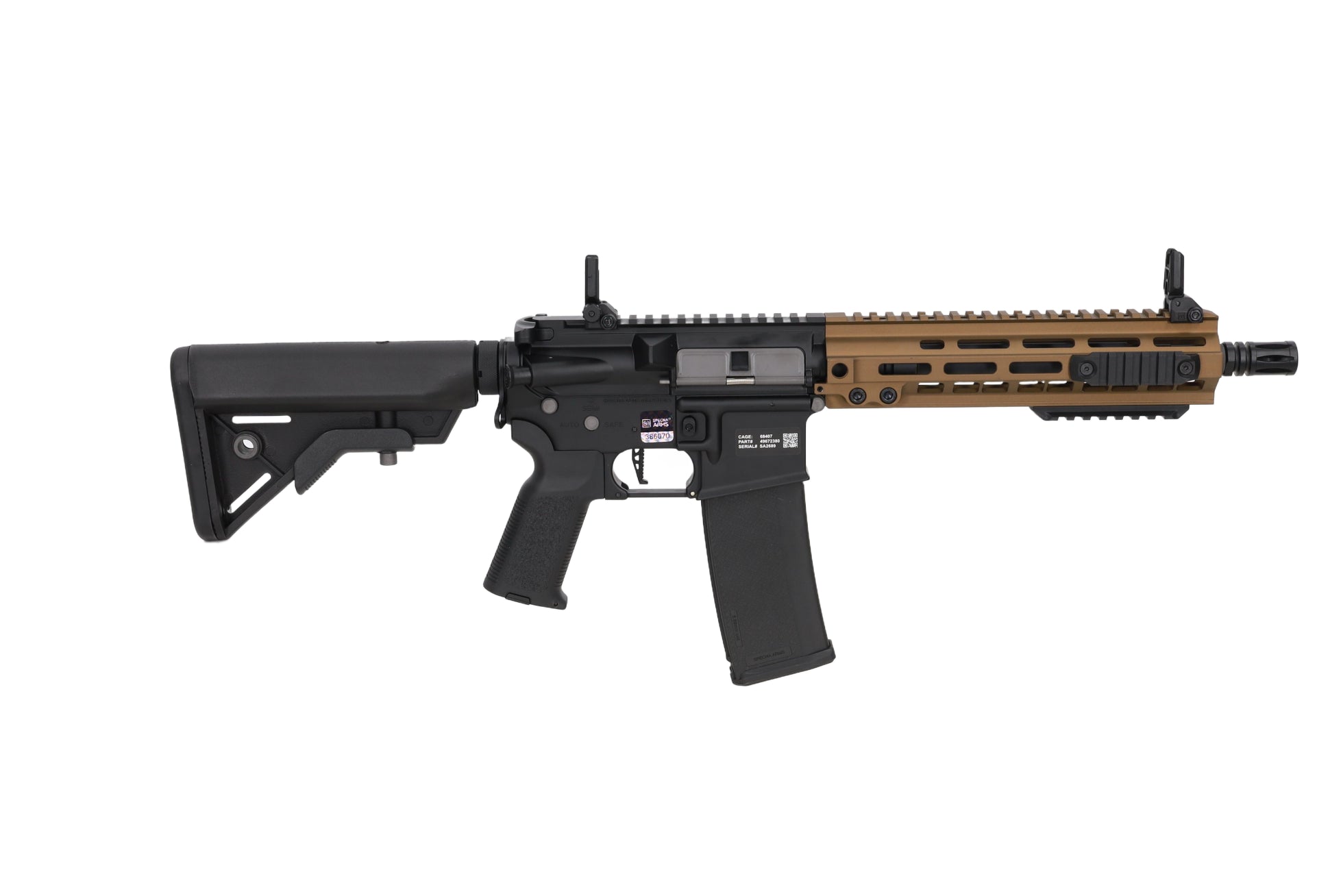 SA-P29 PRIME BLDC 10.5" AEG airsoft rifle - Chaos Bronze