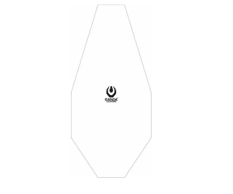Range Solutions Alpha Zone Stickers - 50 pcs. - White-1