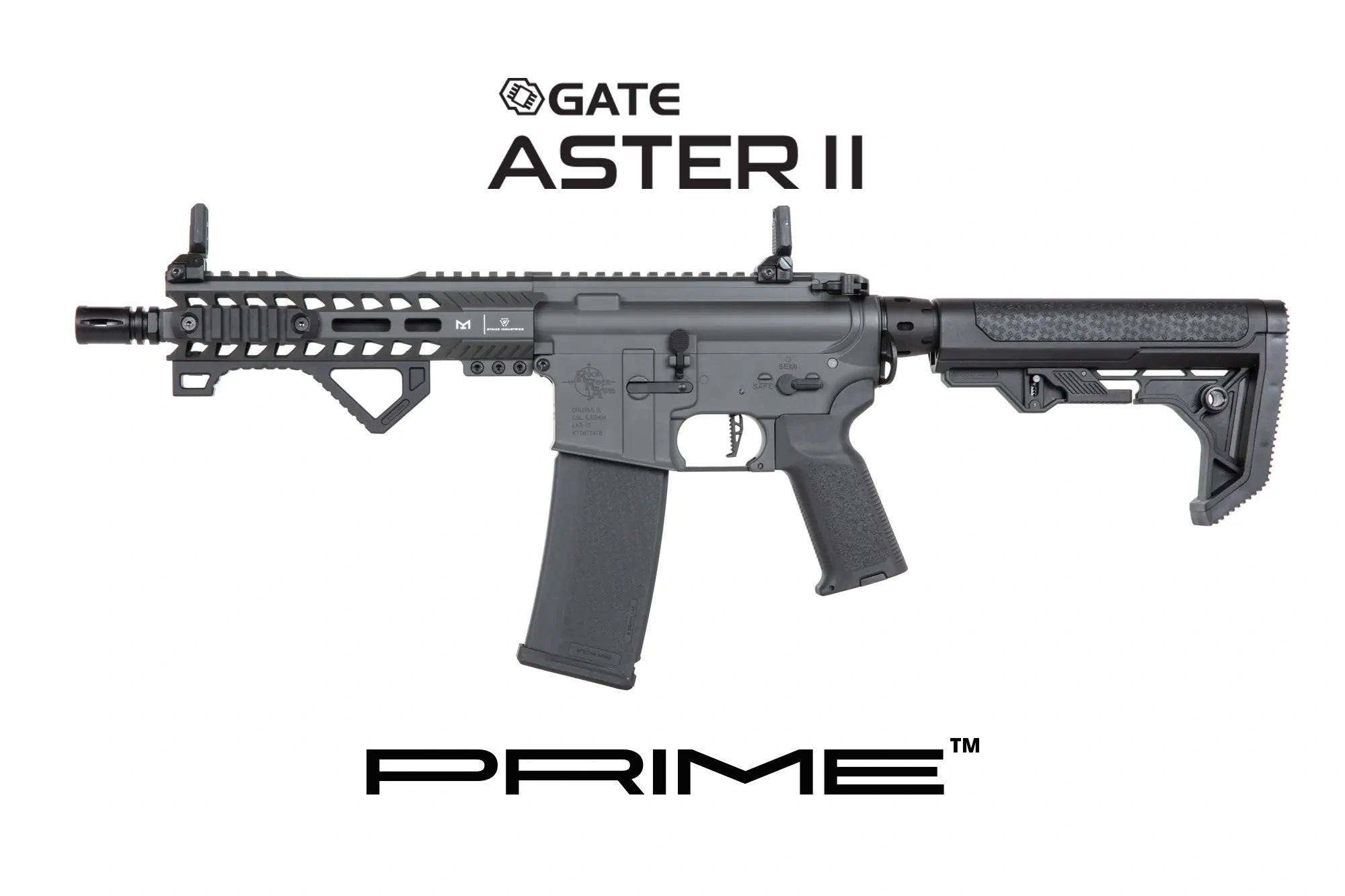 Specna Arms RRA SA-P17 Prime™ Light Ops Stock Aster II ETU airsoft Carbine with Brushless Motor Grey-9