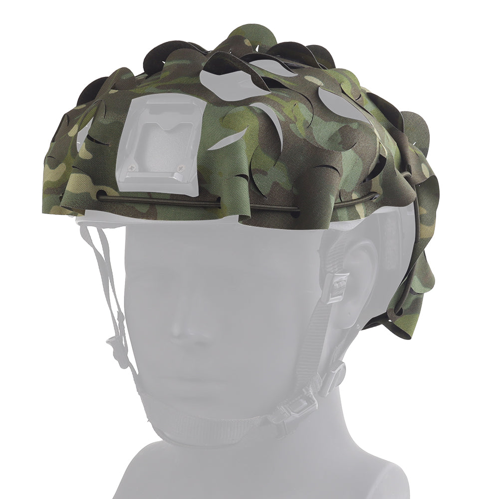 Wosport Laser Cut Cover Multicam Tropic universal helmet cover-2