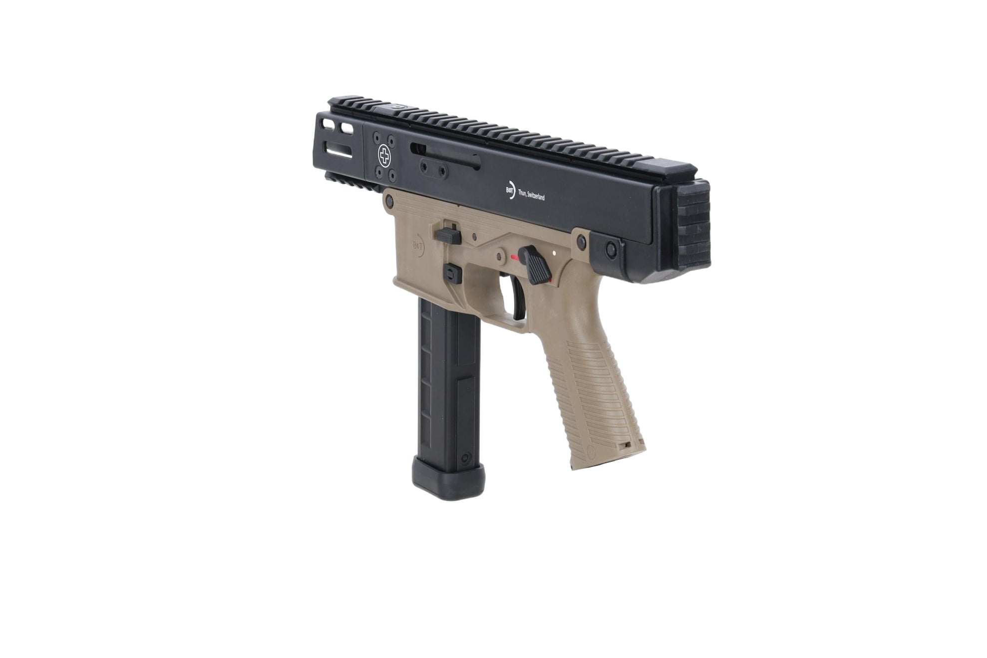 B&T GHM9 Gen.2 airsoft smg - black and tan
